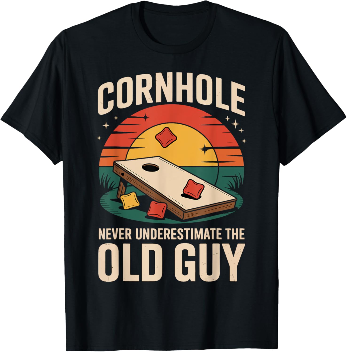 Cornhole Never Underestimate The Old Guy