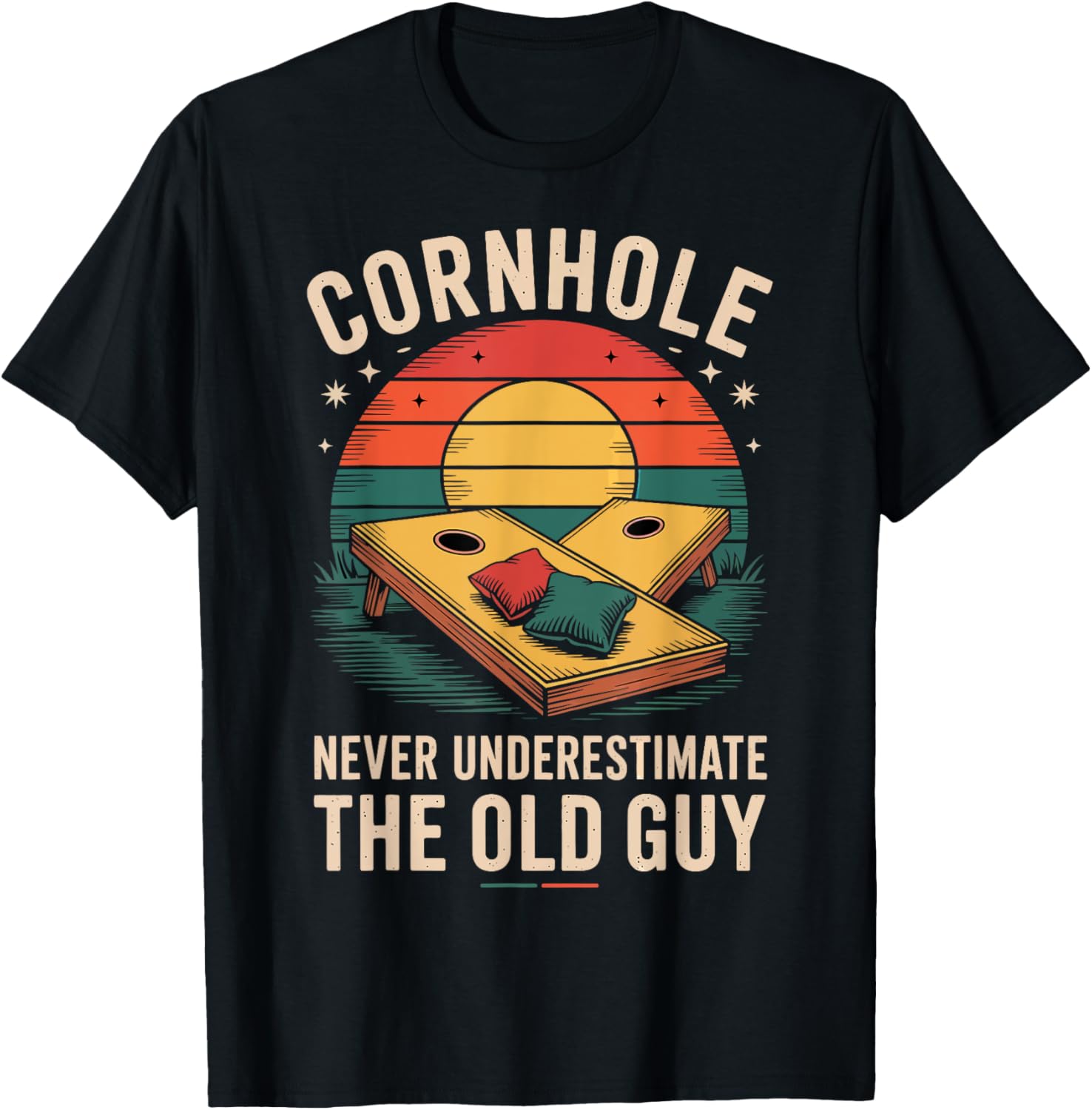Cornhole Never Underestimate The Old Guy