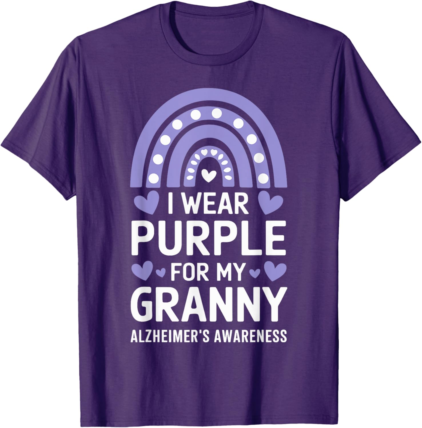 Alzheimer Awareness I Wear Purple For My Granny