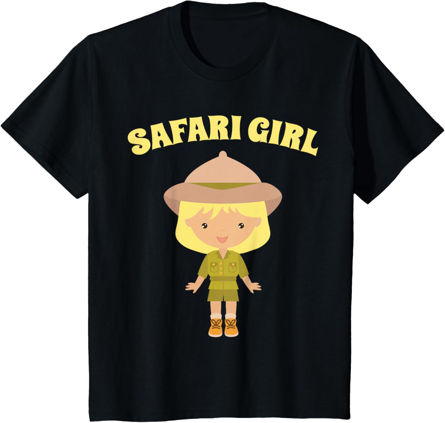 Safari Girl T-Shirt For Kids