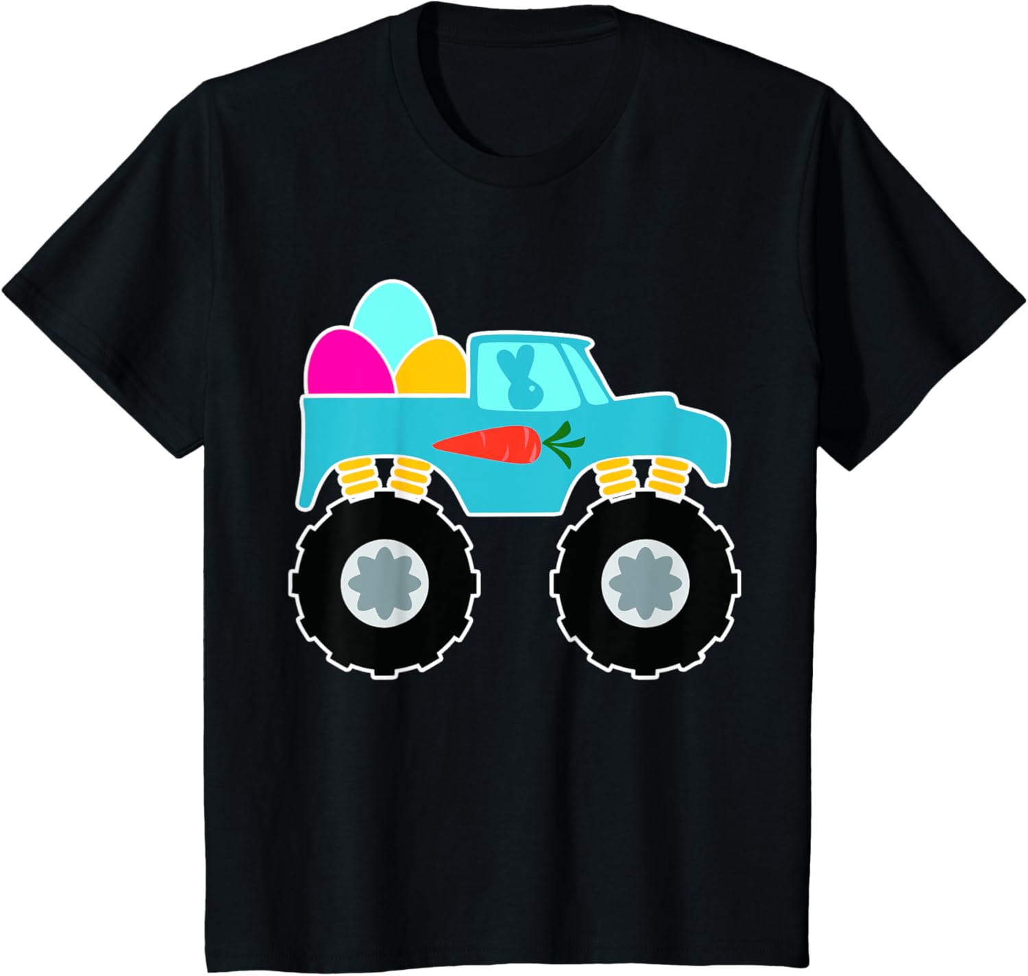 Easter Eggs Monster Truck T Shirt For Boys