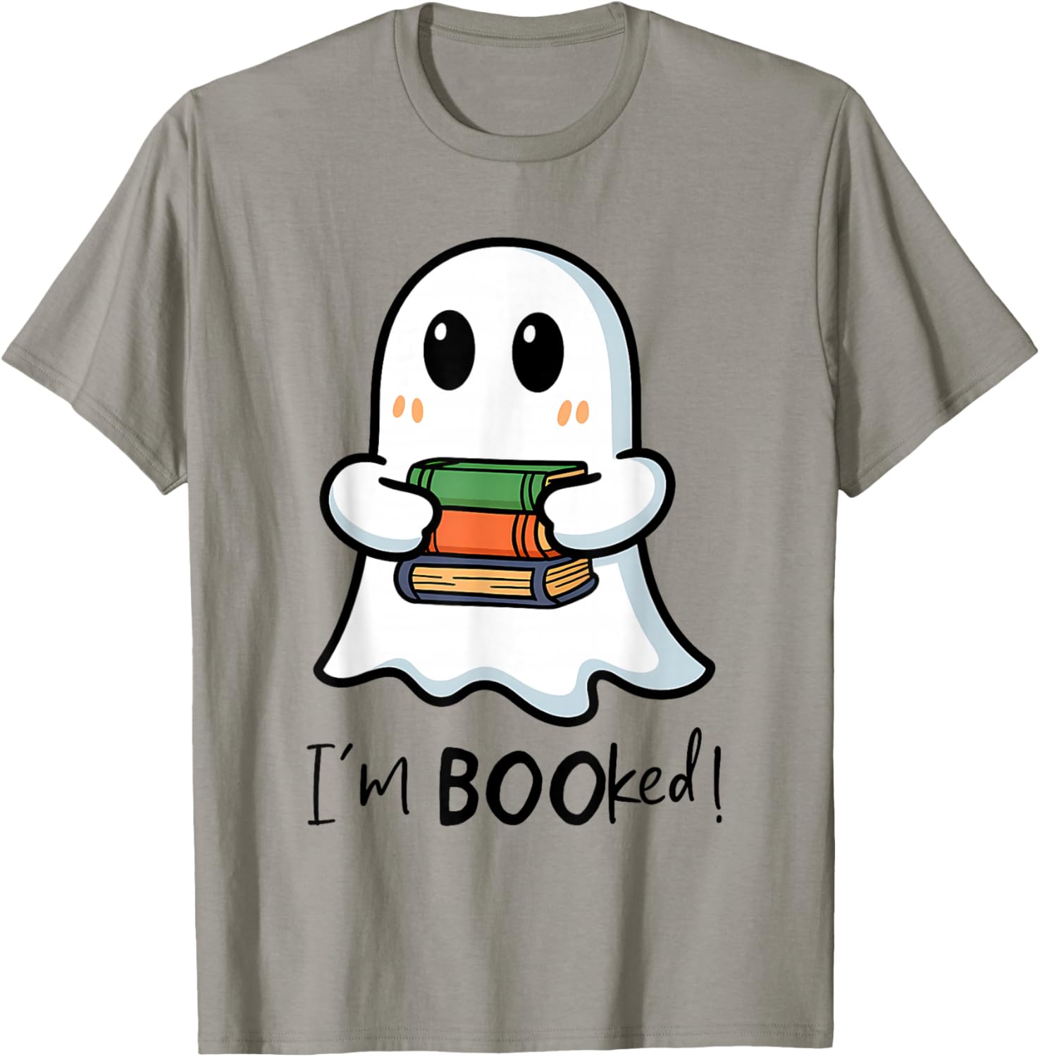 Halloween Book Lover Ghost I'm Booked