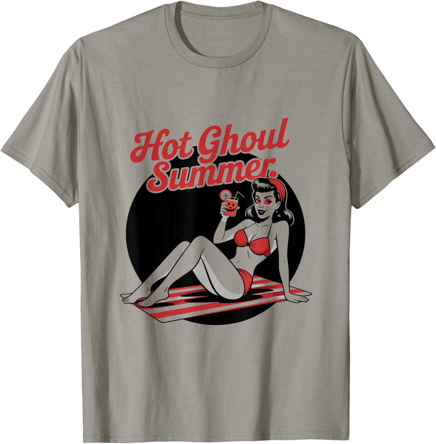 Halloween Pinup Girl Hot Ghoul Summer