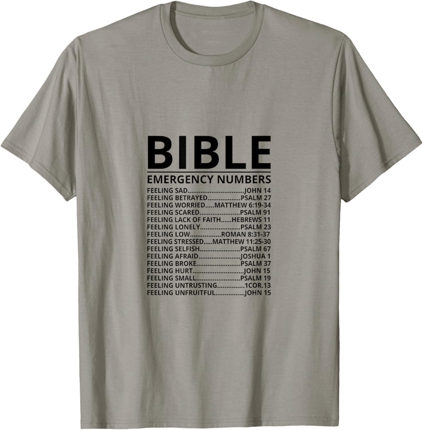Bible Verses Emergency Numbers