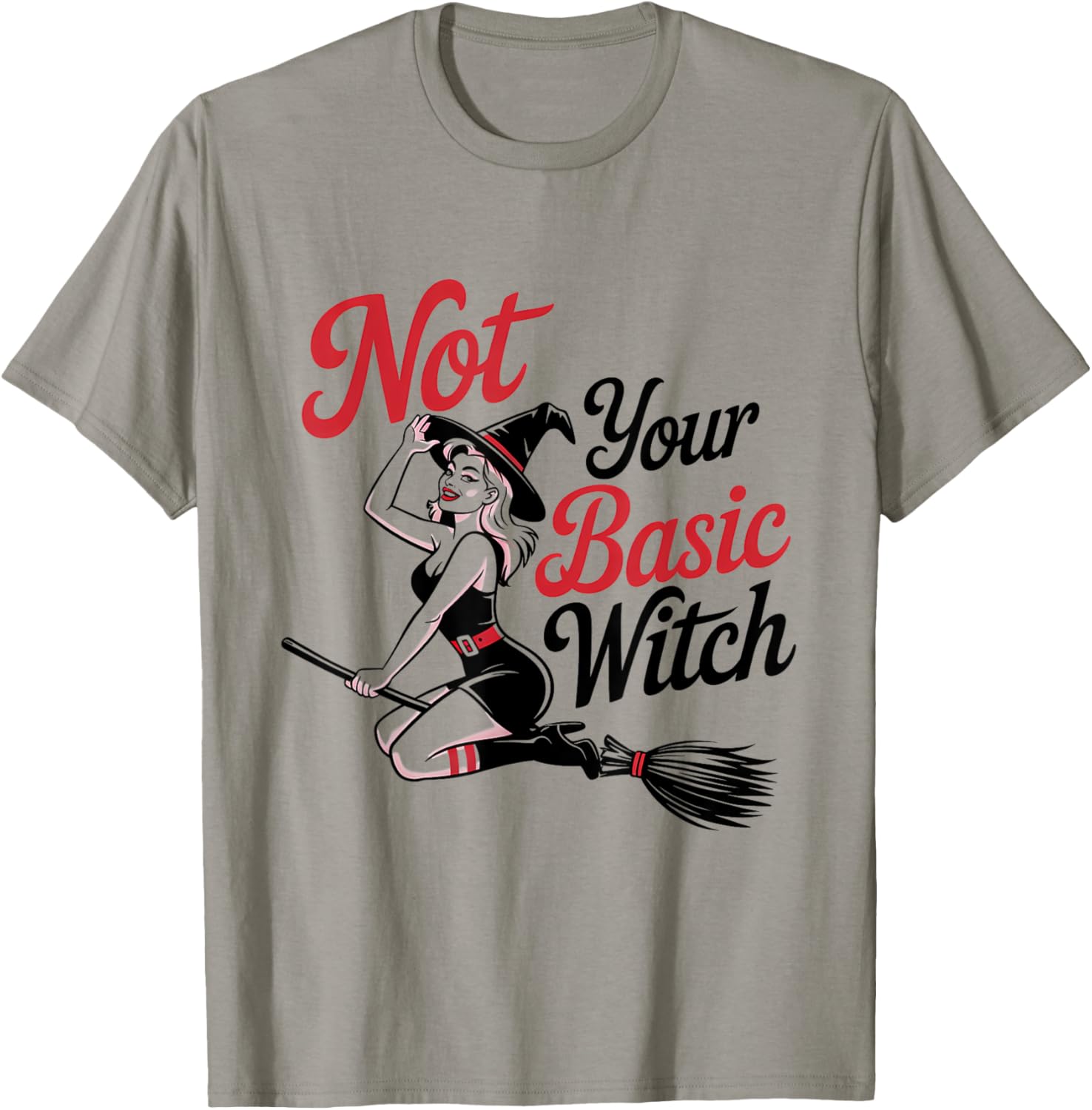 Halloween Pinup Girl Not Your Basic Witch
