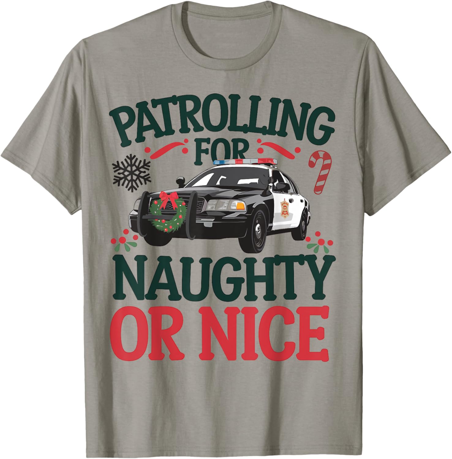 Police Christmas Patroling for Naughty or Nice