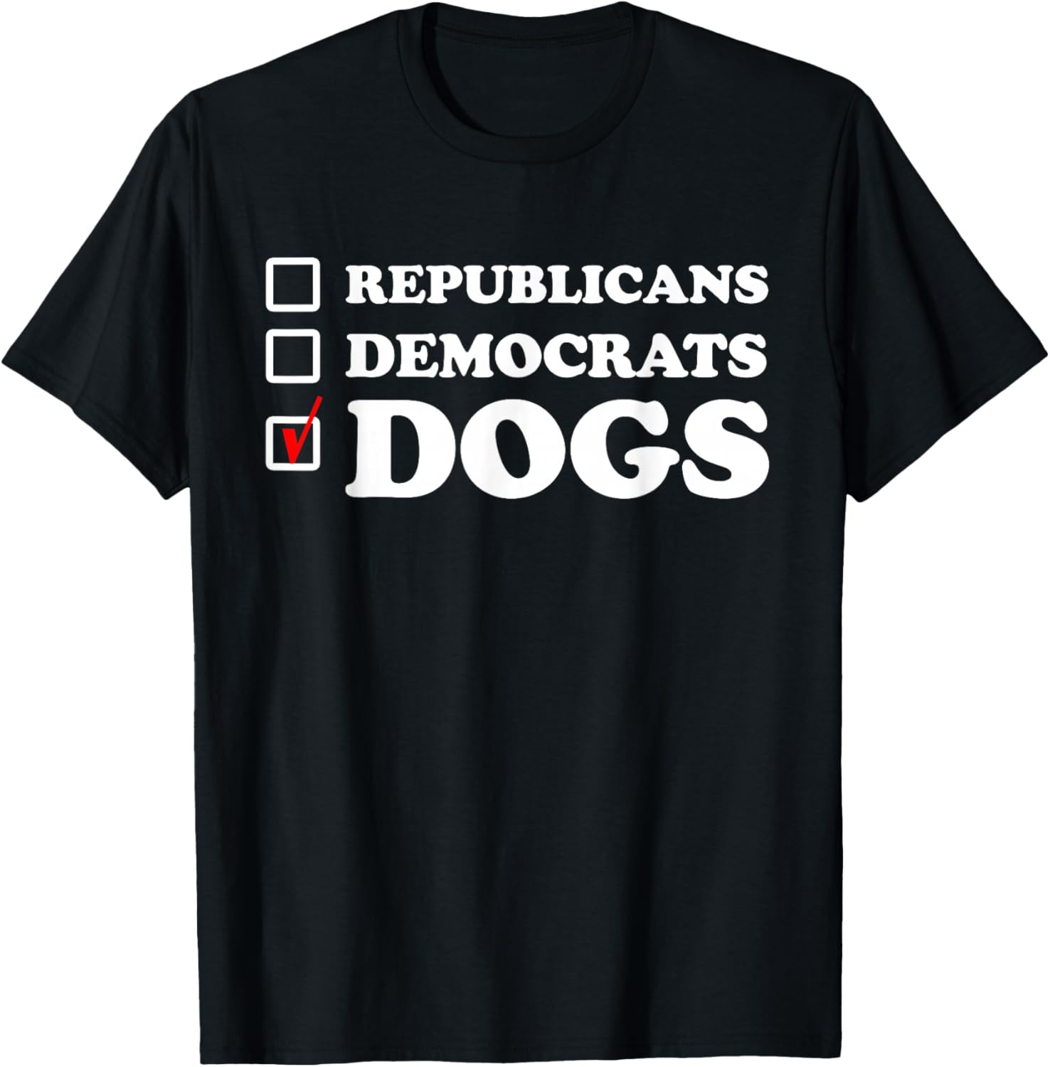Republicans Democrats Dogs Funny T-Shirt