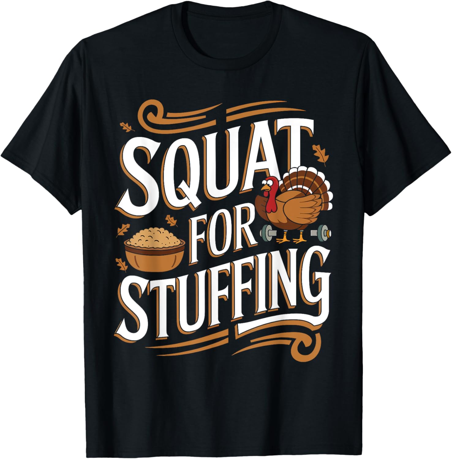 Squat For Stuffing Gym Workout Thanksgiving