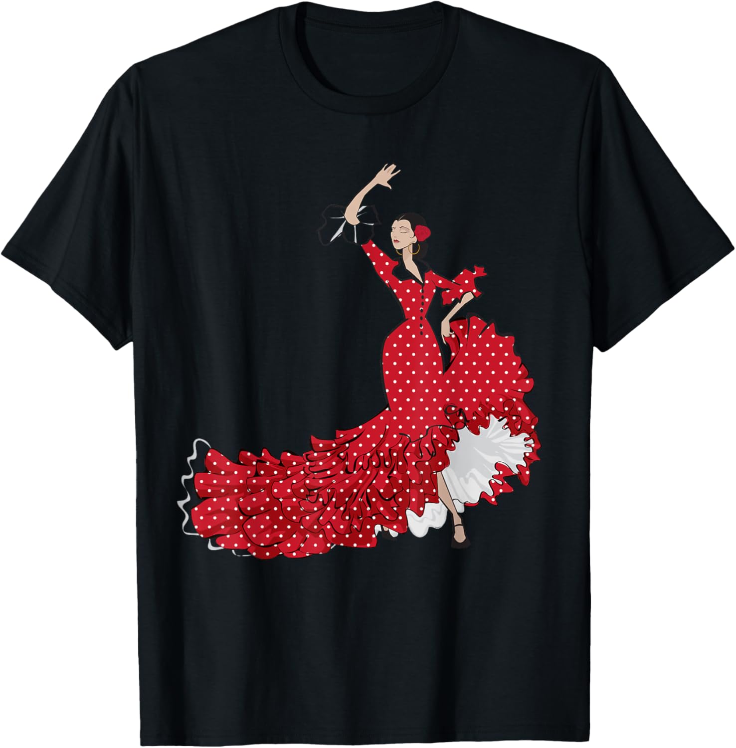 Flamenco Dancer Polka T-Shirt