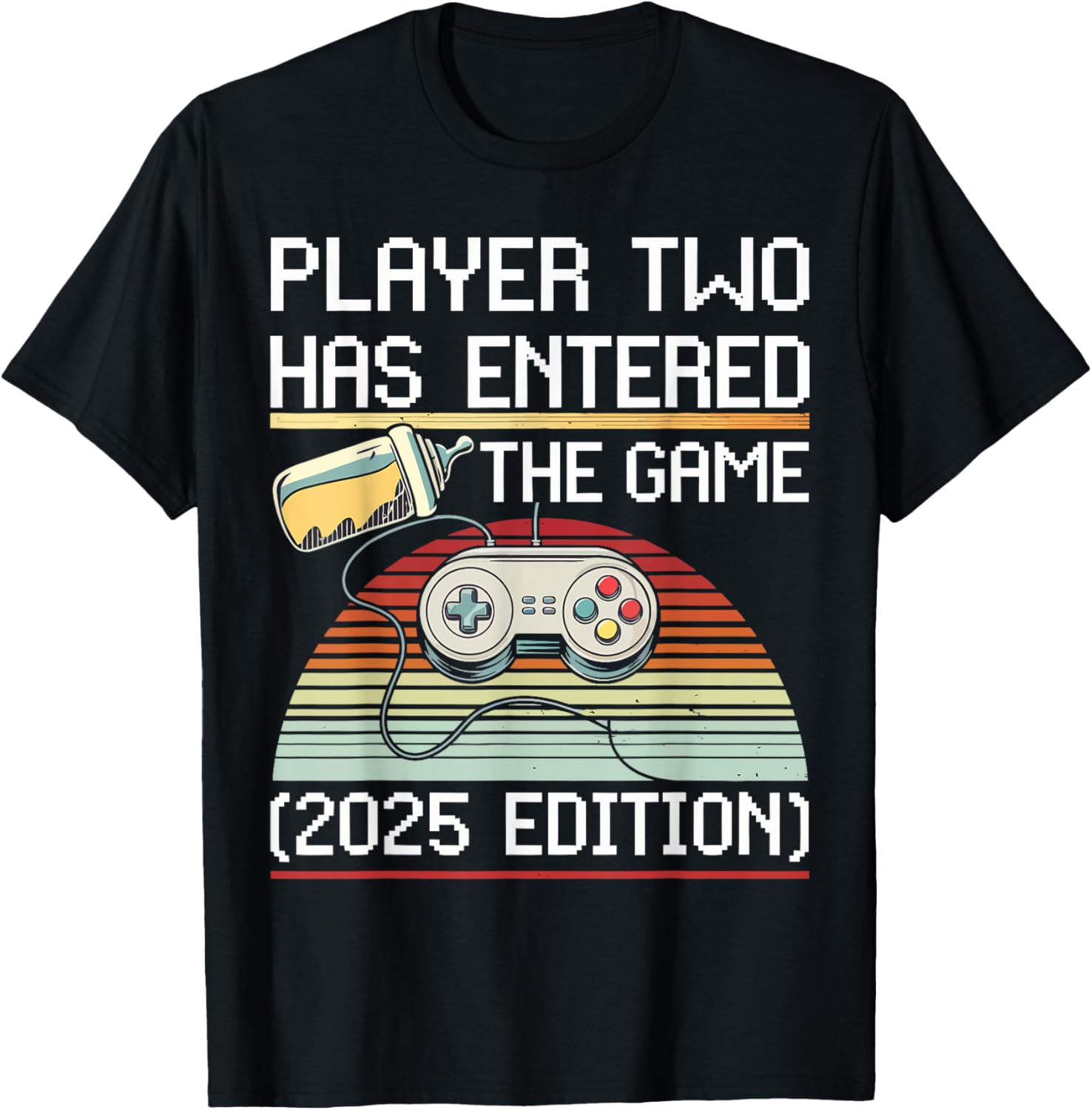 Video Gamer Dad Fathers Day 2025 Player Two Entered The Game
