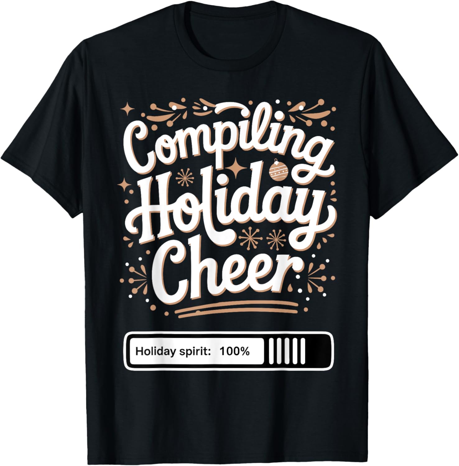 Programmer Compiling Holiday Cheer Christmas Developer