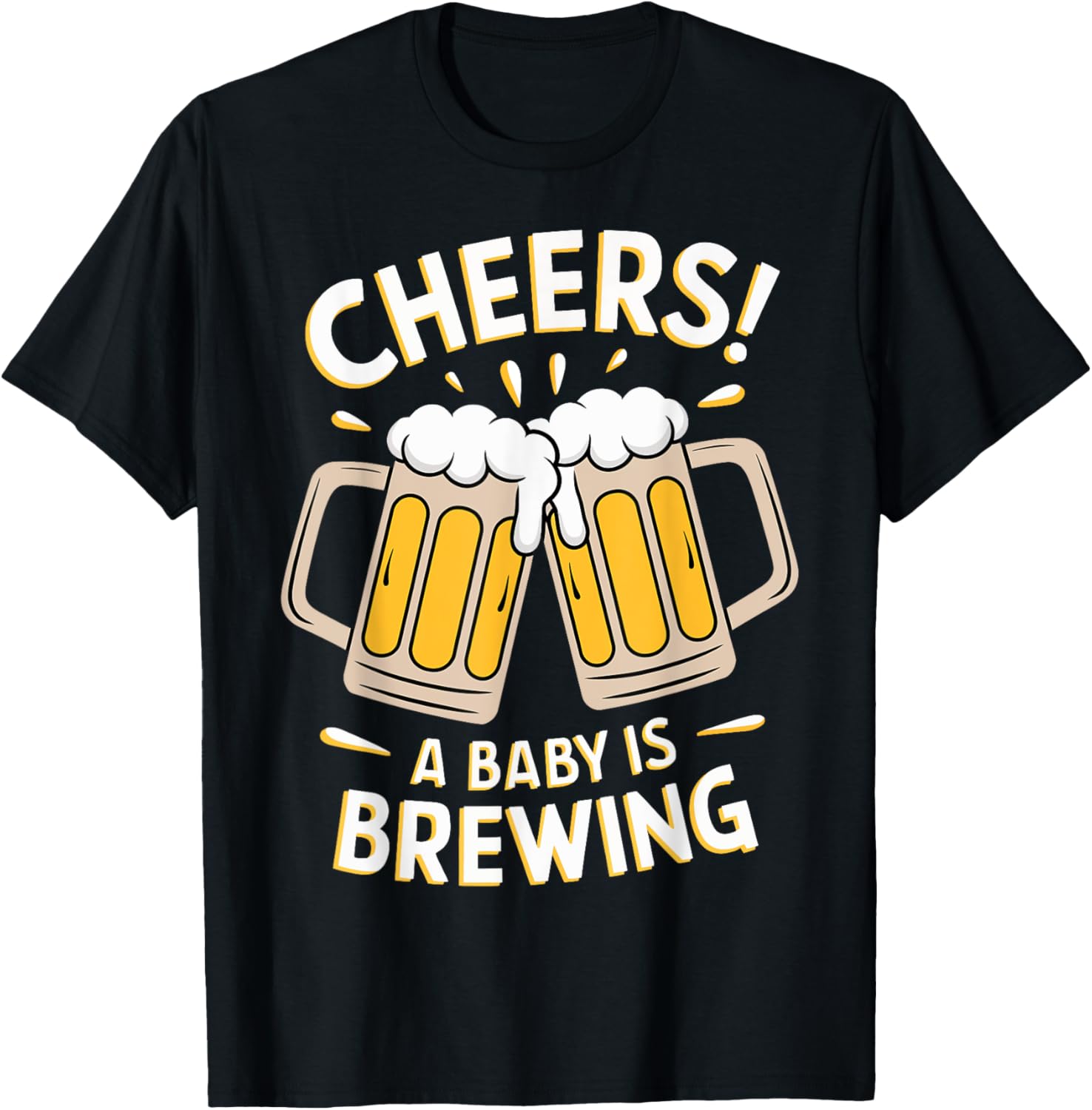 Cheers a Baby is Brewing Funny Beer