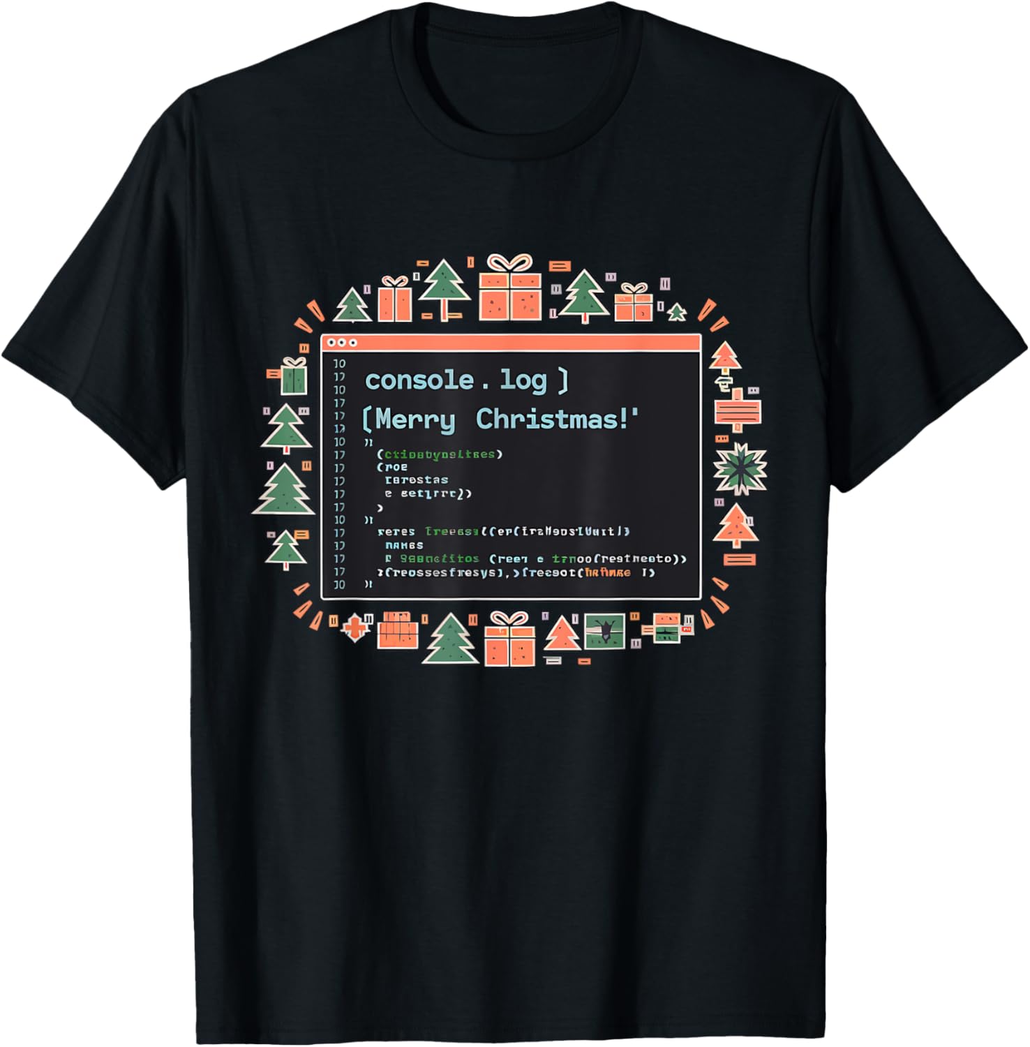 Merry Christmas Developer Console Log