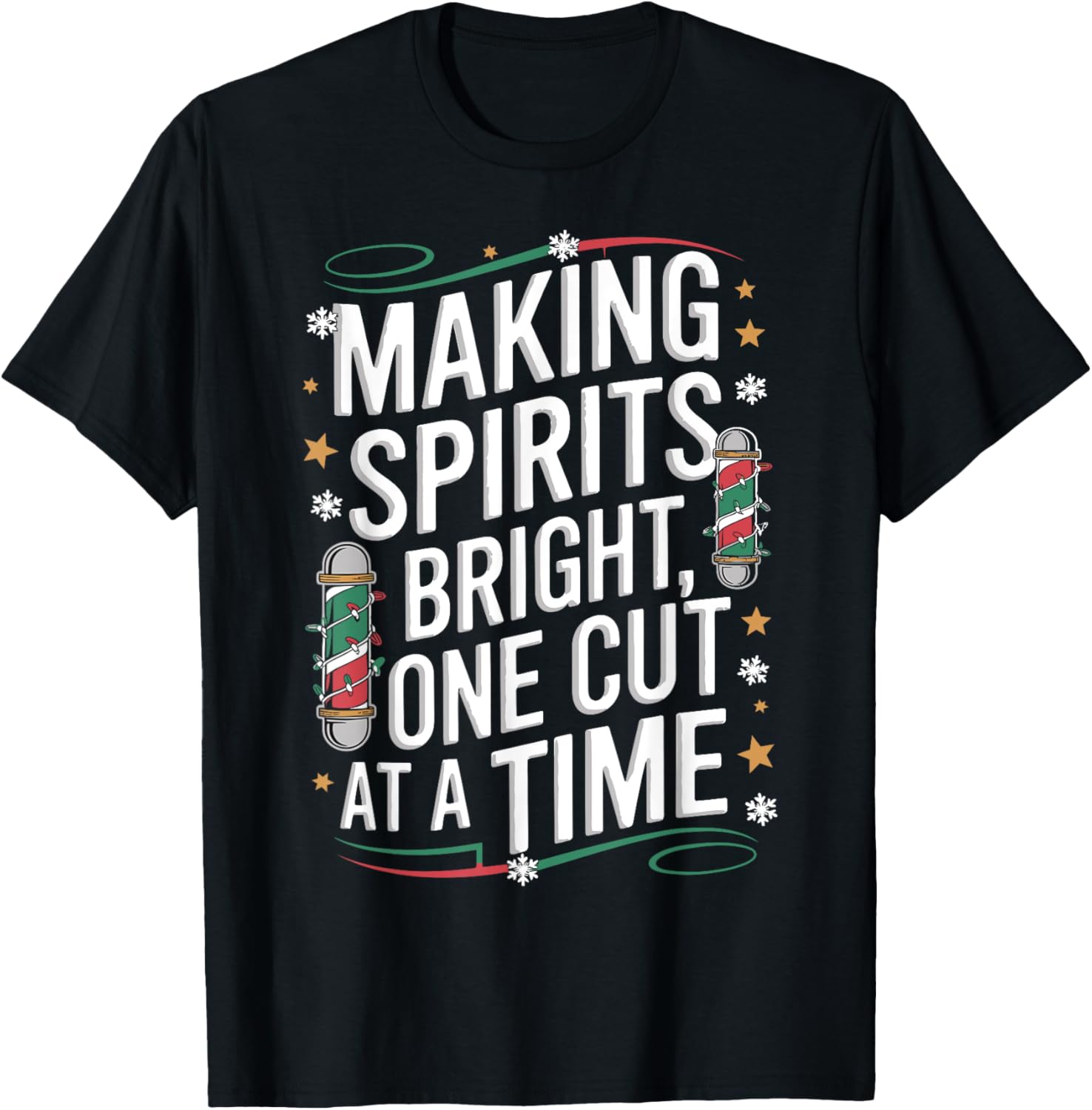 Barber Christmas Making Spirits Bright One Cut at a Time