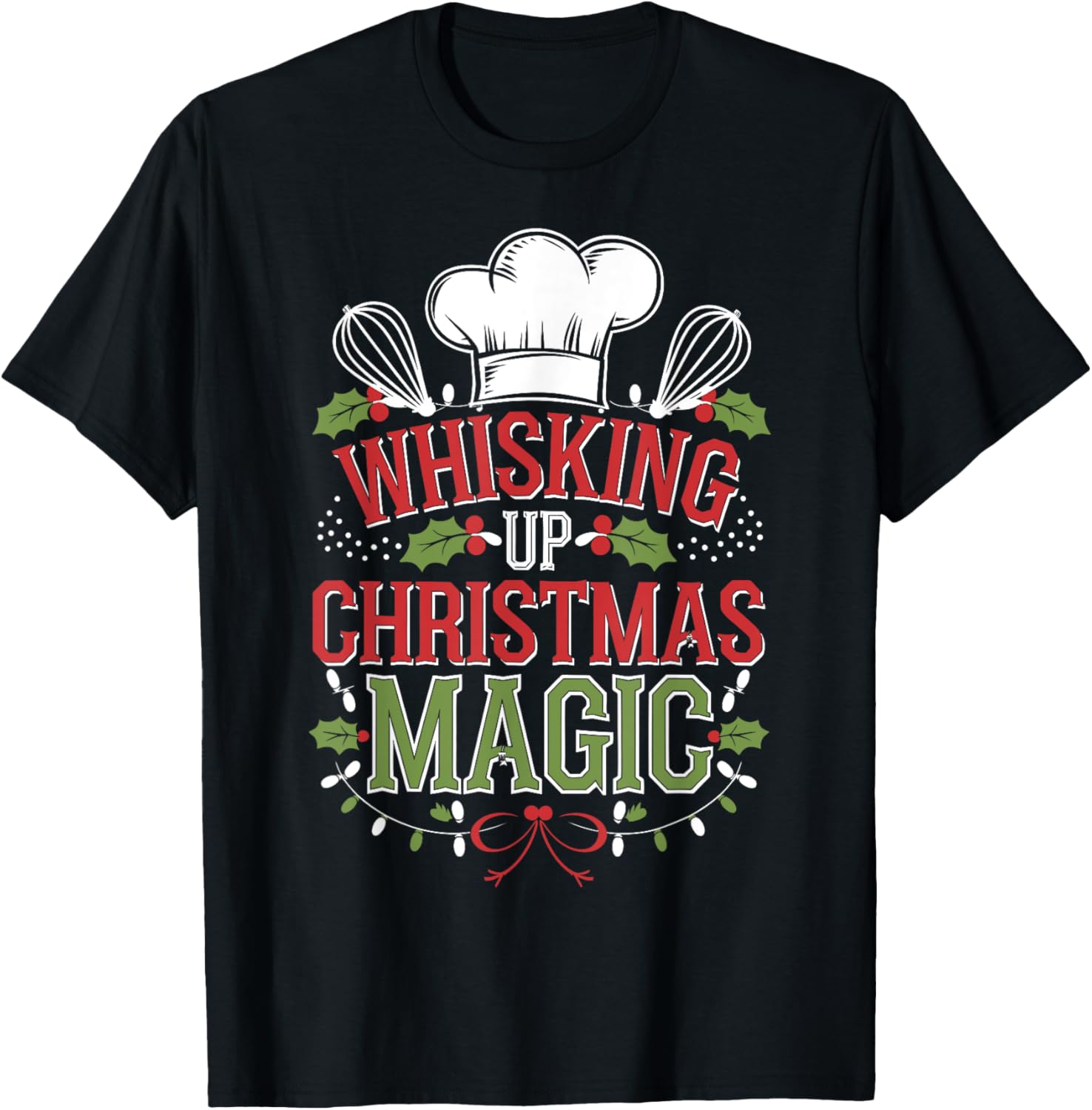 Chef Whisking Up Christmas Magic Baking