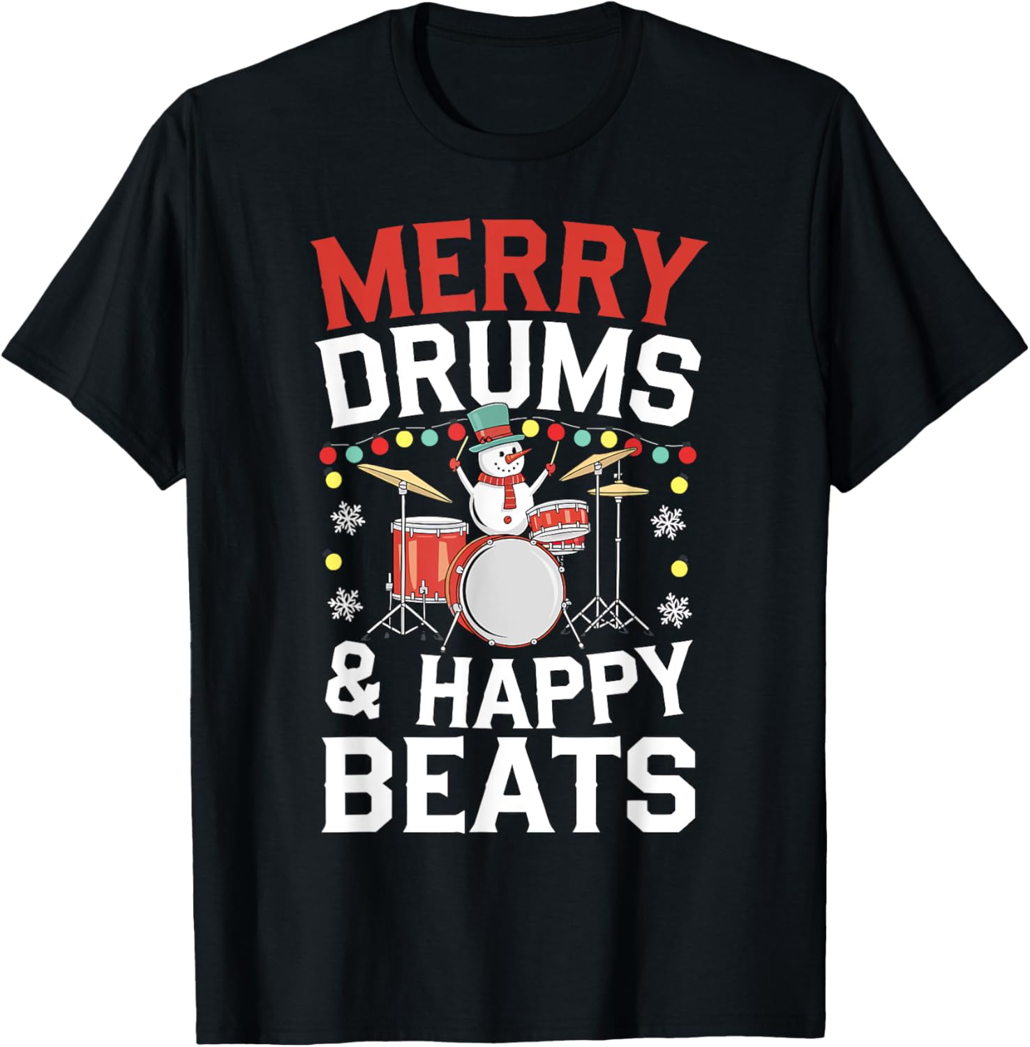 Drummer Christmas Merry Drums & Happy Beats
