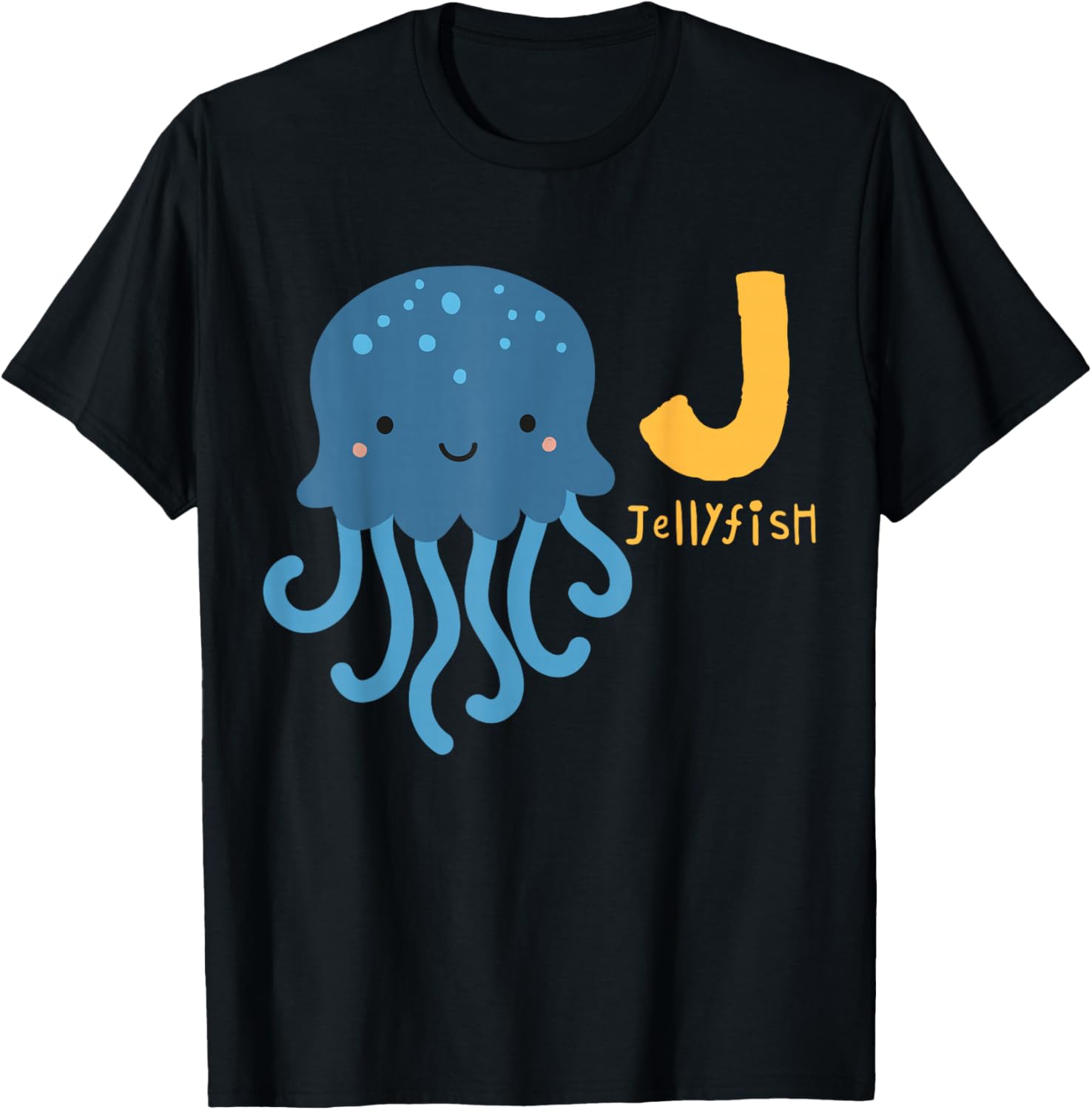Alphabet Animals Jellyfish T-Shirt