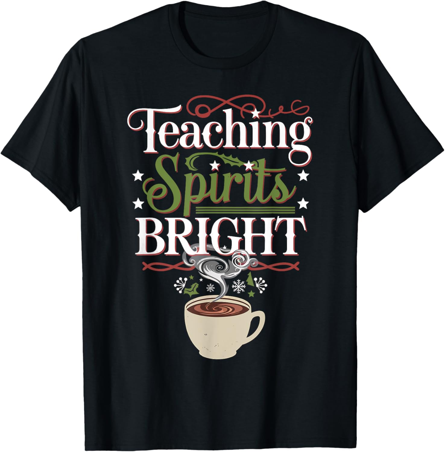Teacher Christmas Teaching Spirits Bright