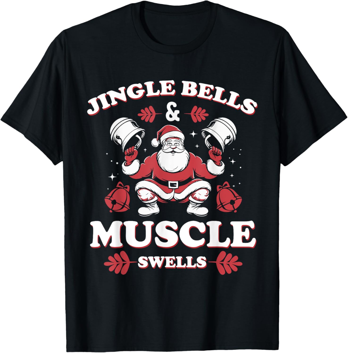 Jingle Bells & Muscle Swells Santa Christmas Gym