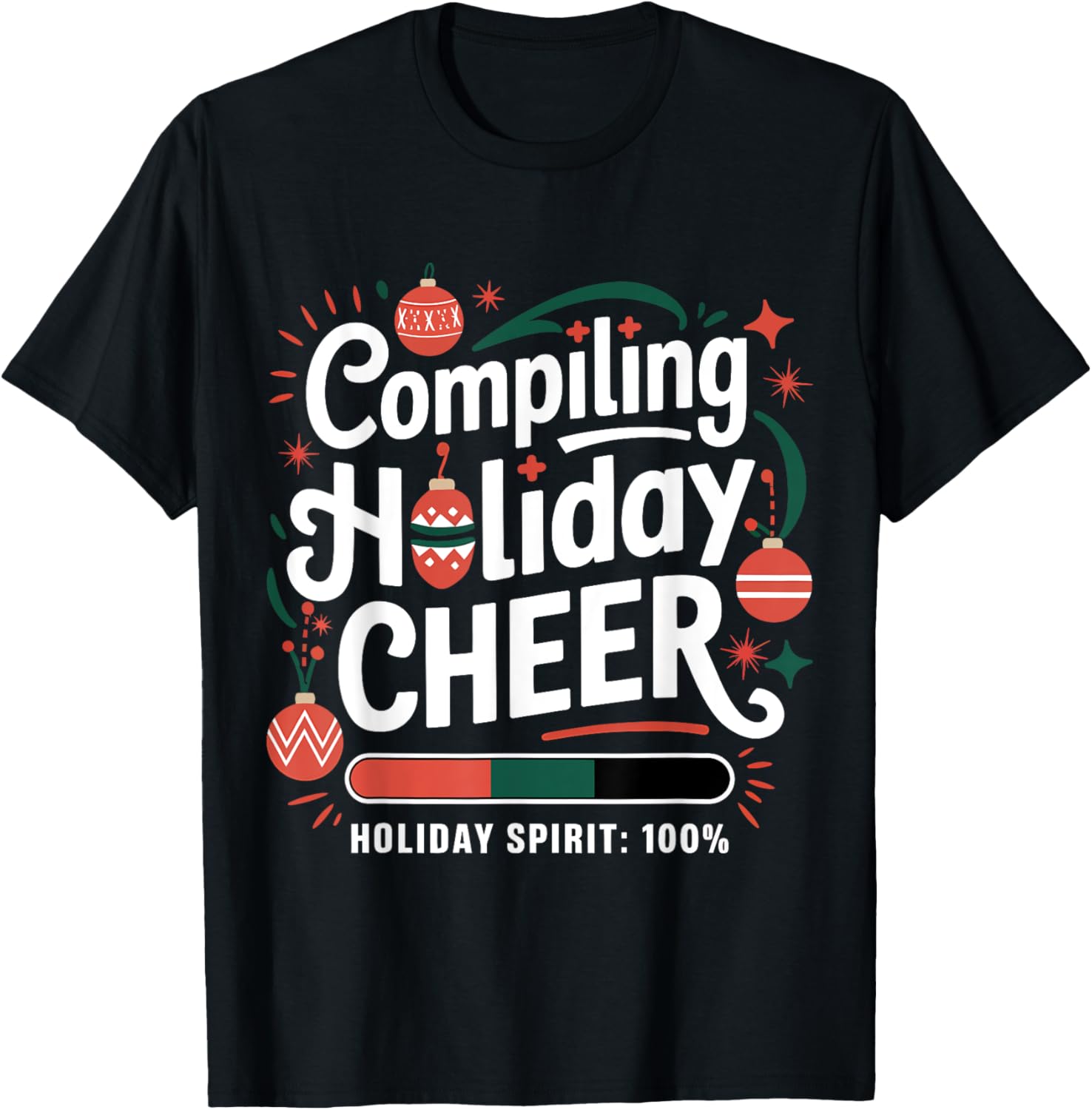 Developer Compiling Holiday Cheer Christmas