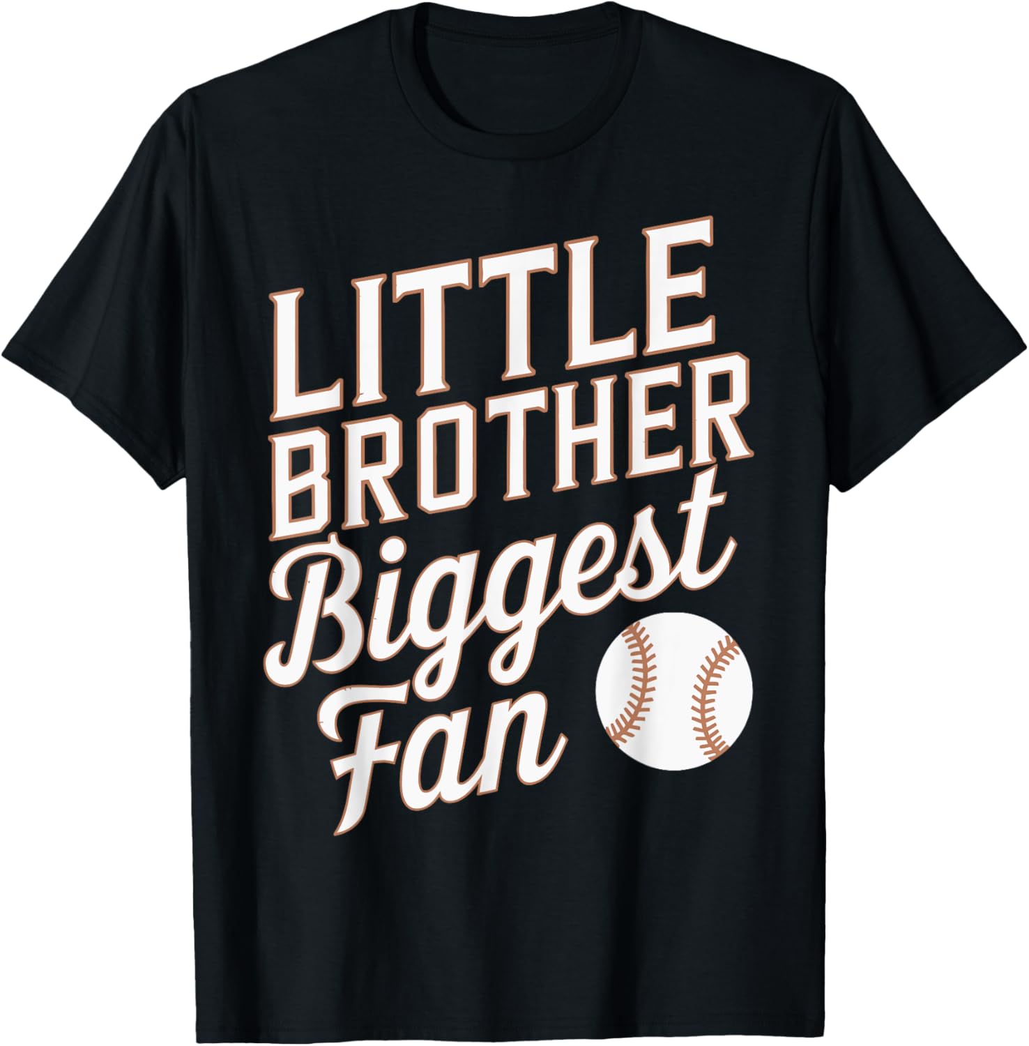 Little Brother Biggest Fan Baseball