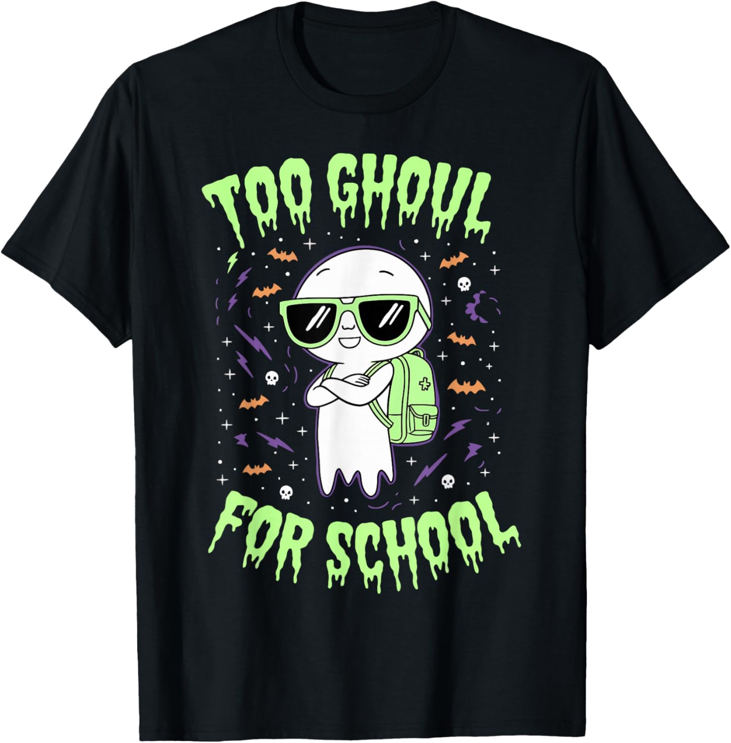 Halloween Too Ghoul For School Funny Ghost