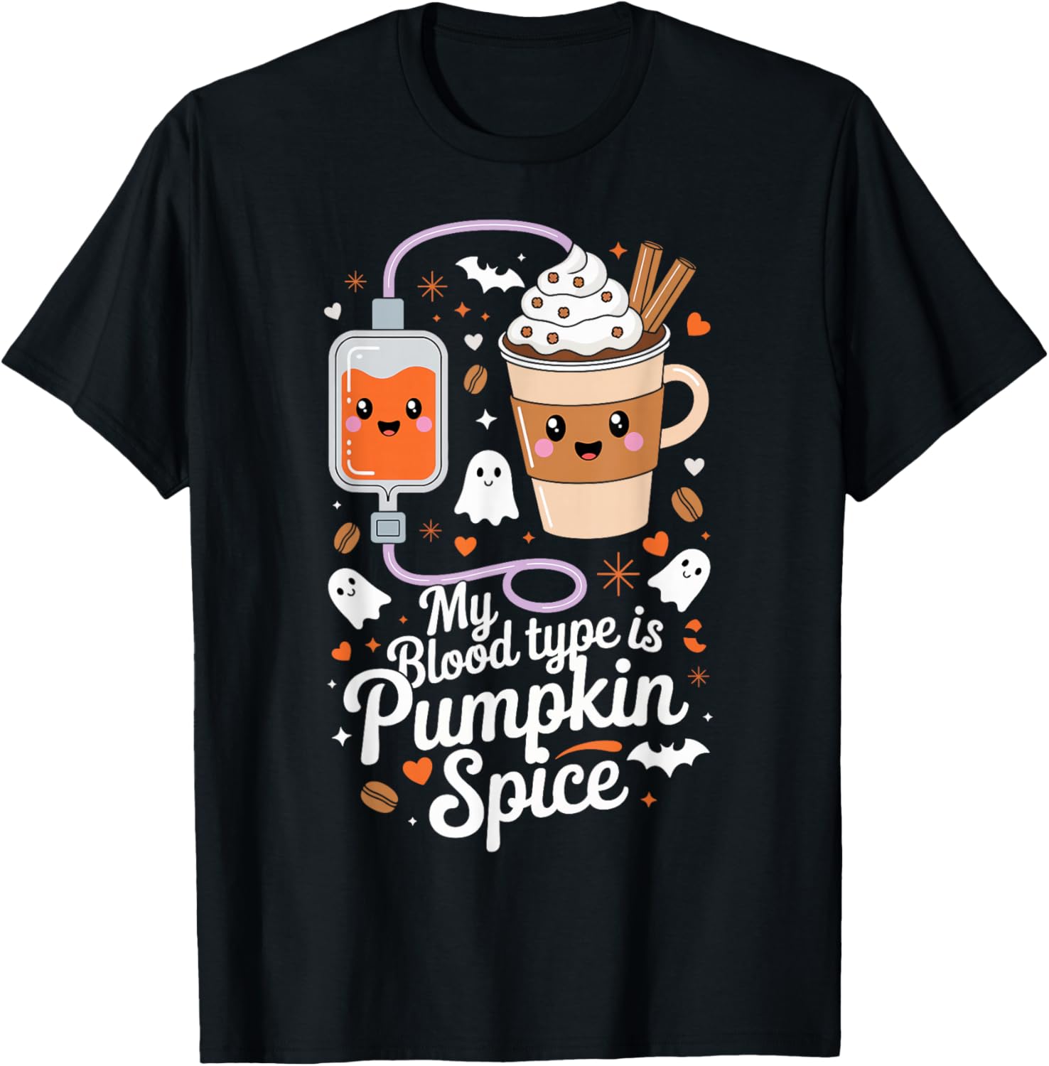 Halloween My Blood Type Is Pumpkin Spice