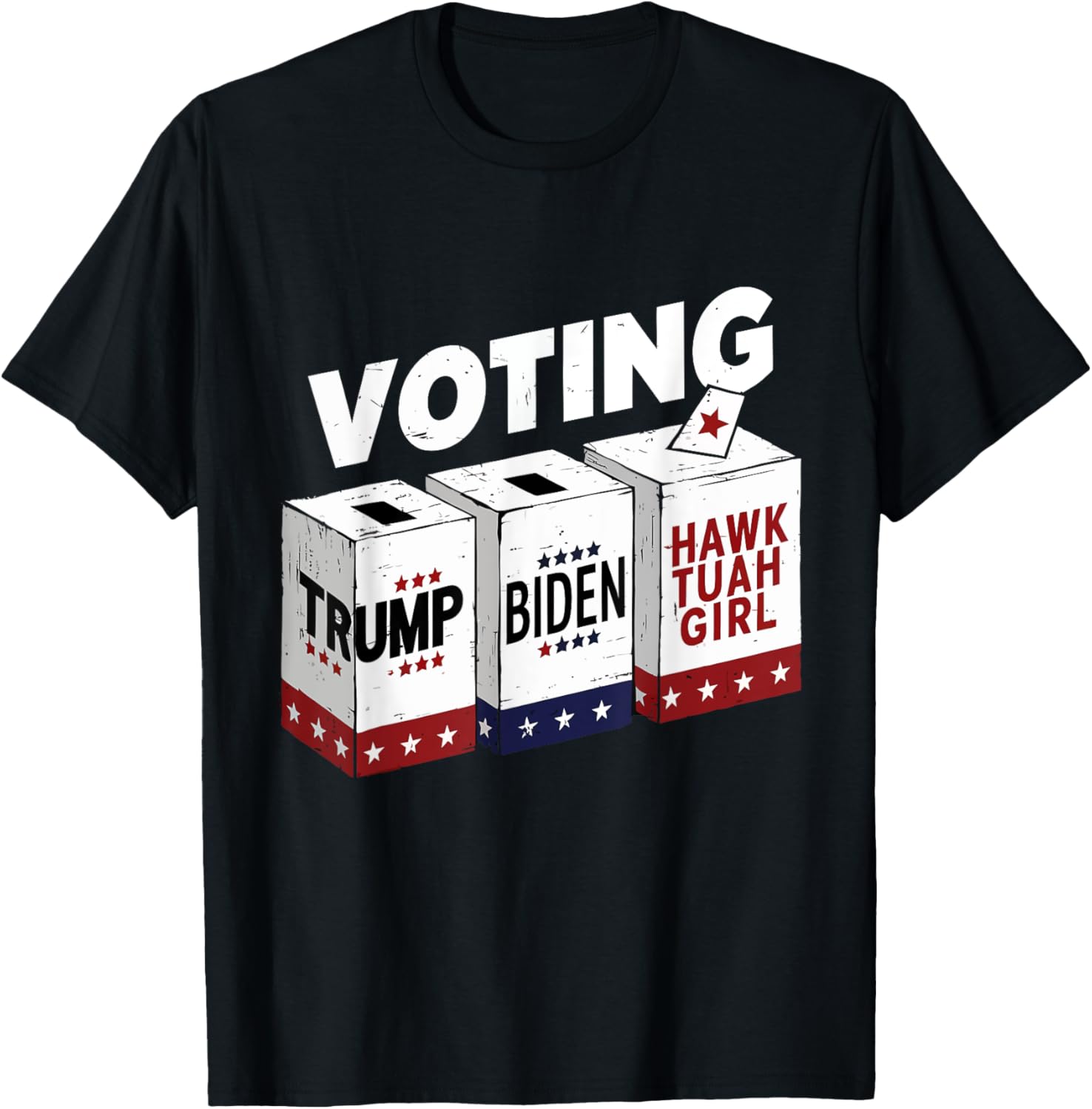 Voting Hawk Tuah Girl Biden Trump