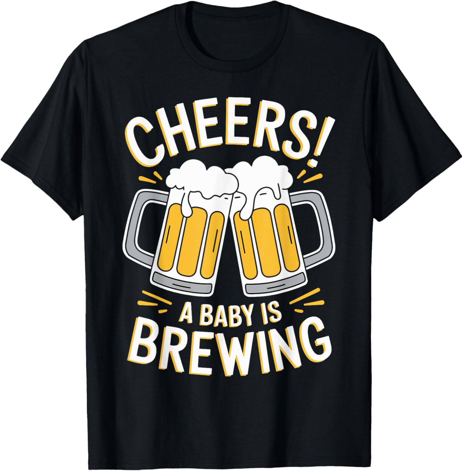 Cheers a Baby is Brewing Funny Beer