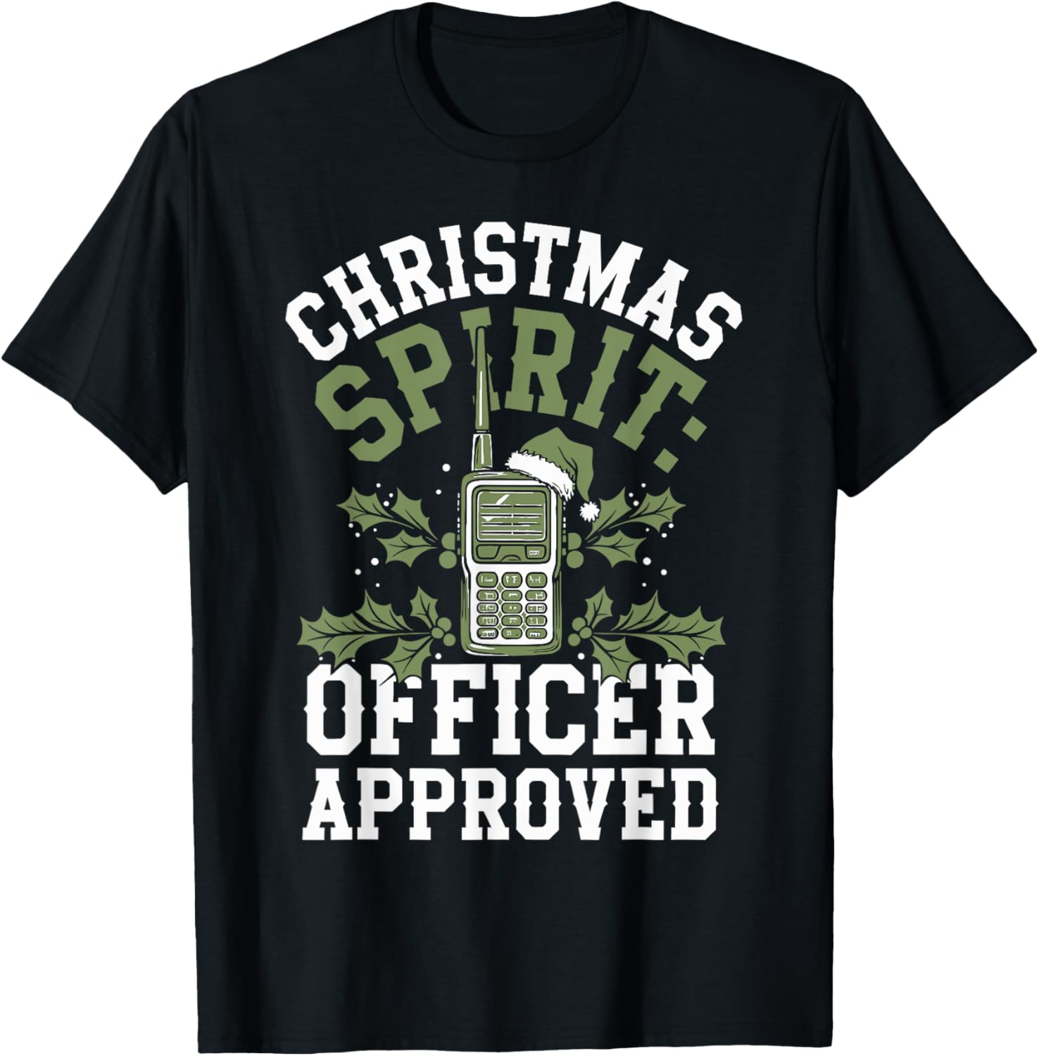 Christmas Spirit Police Officer Approved