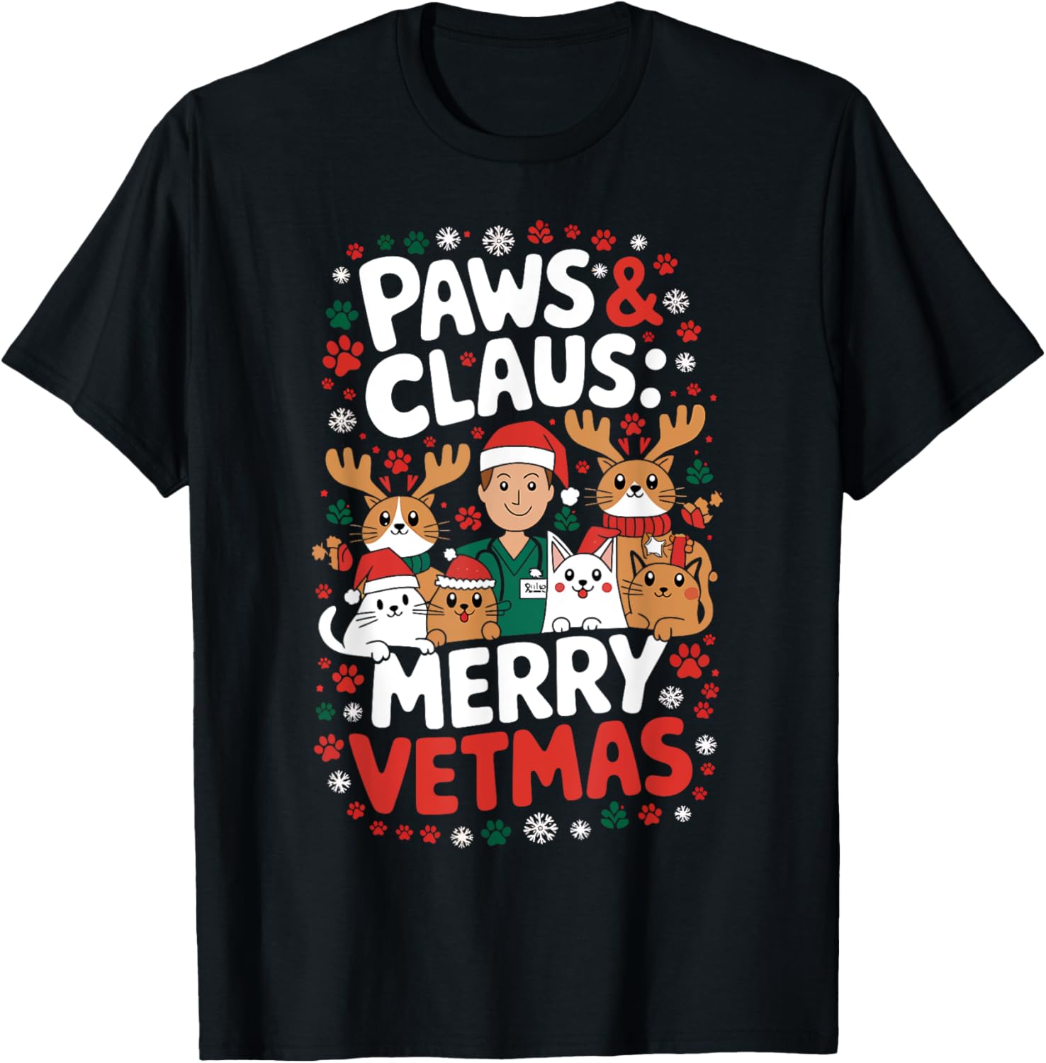 Paws & Claus Merry Vetmas Christmas Veterinarian