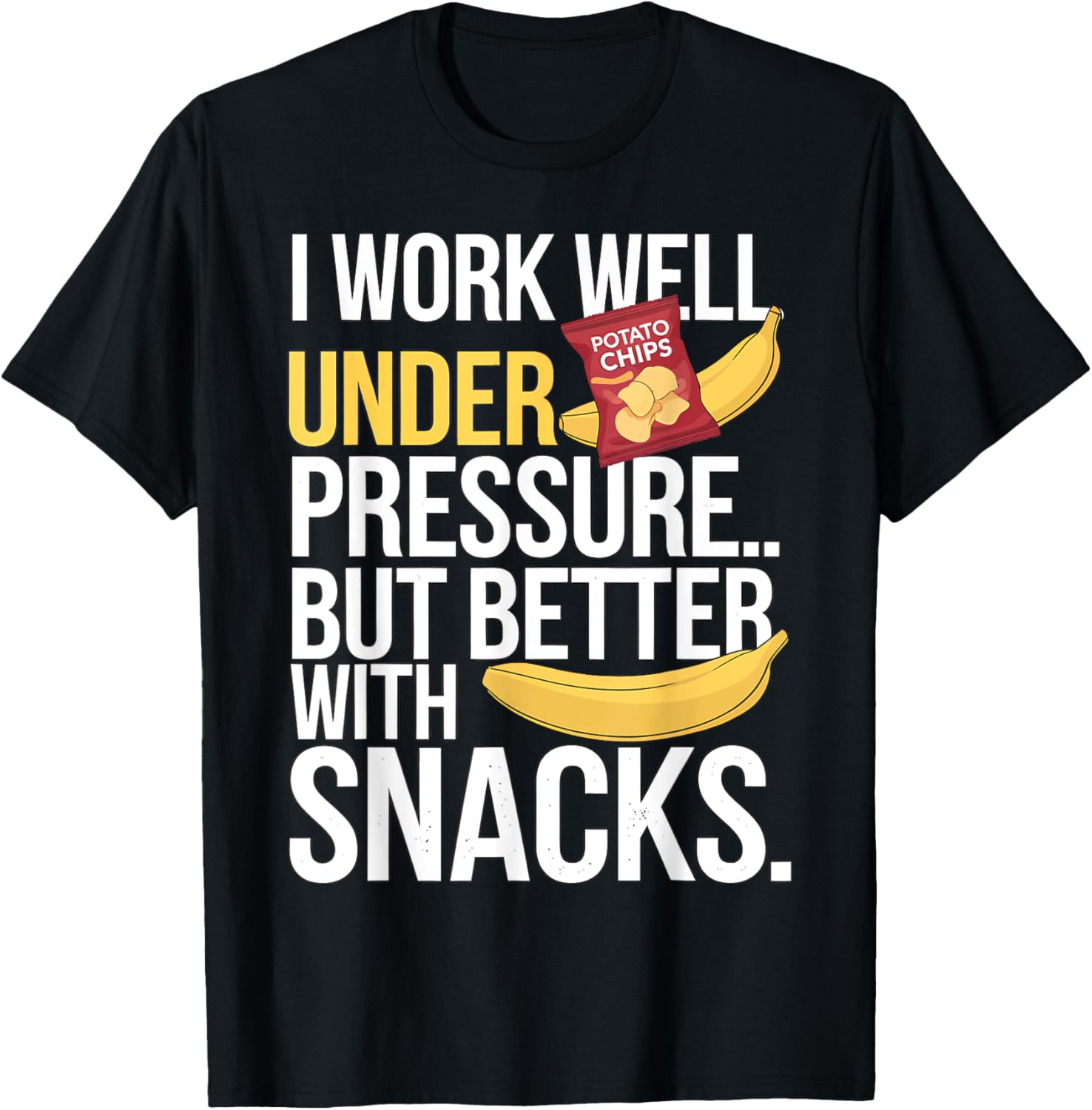 I Work Well Under Pressure But Better With Snacks