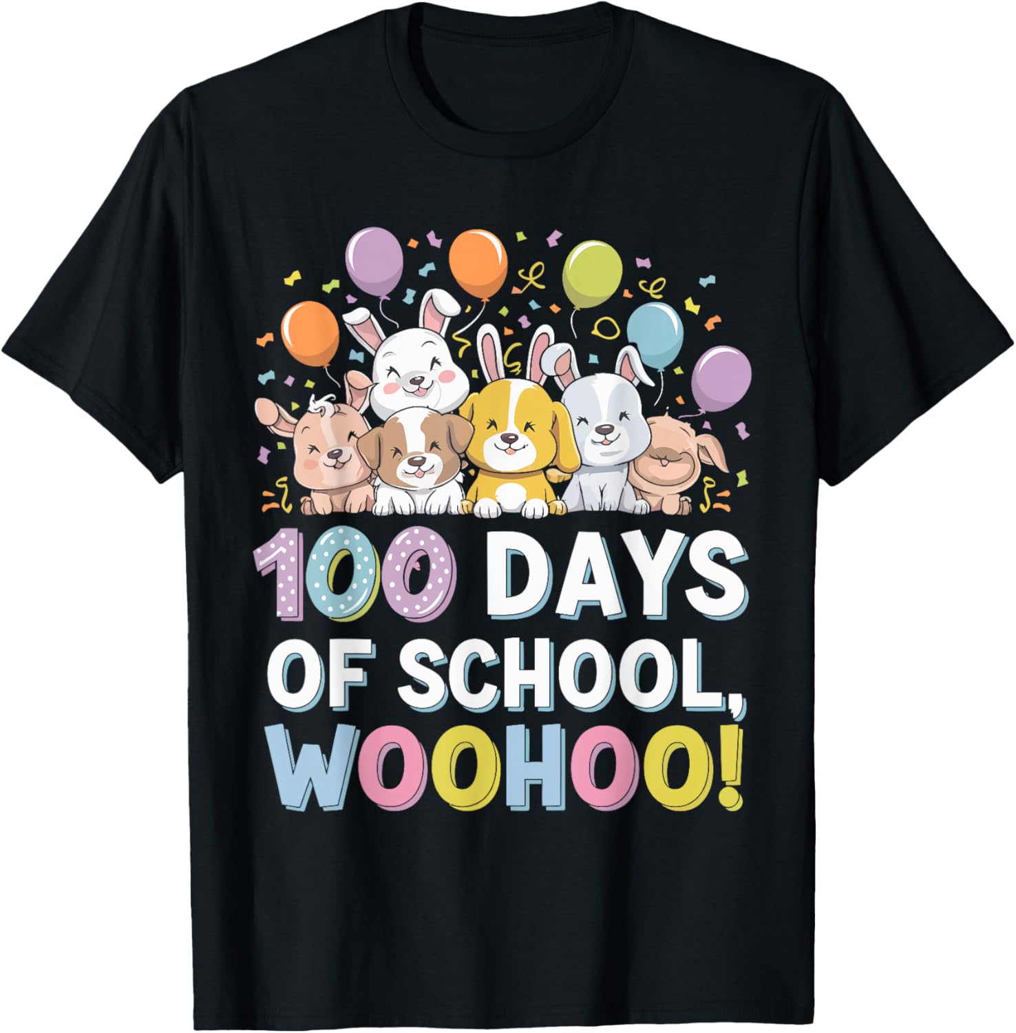 100th Day of School Dog Puppies