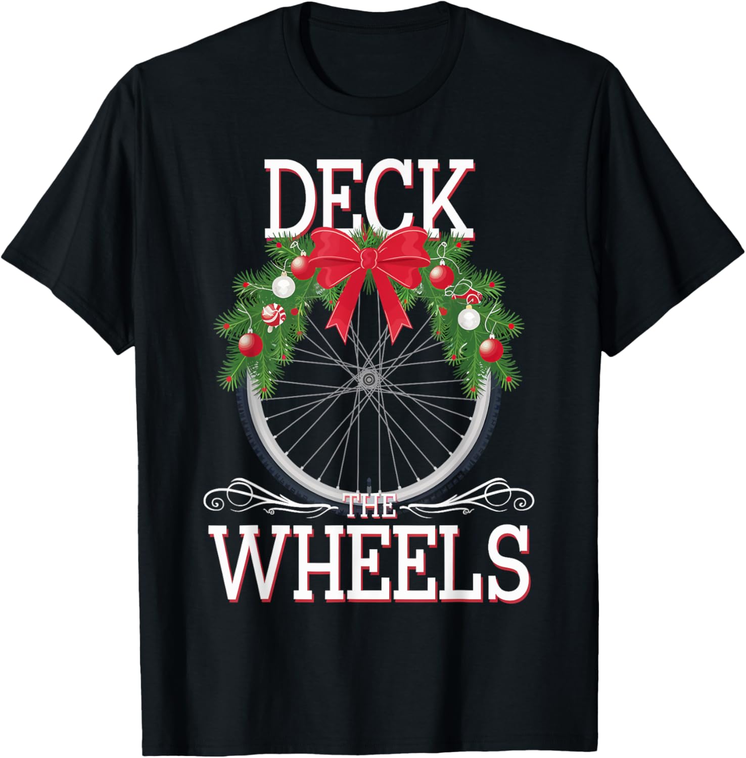 Biking Christmas Deck The Wheels Cycling