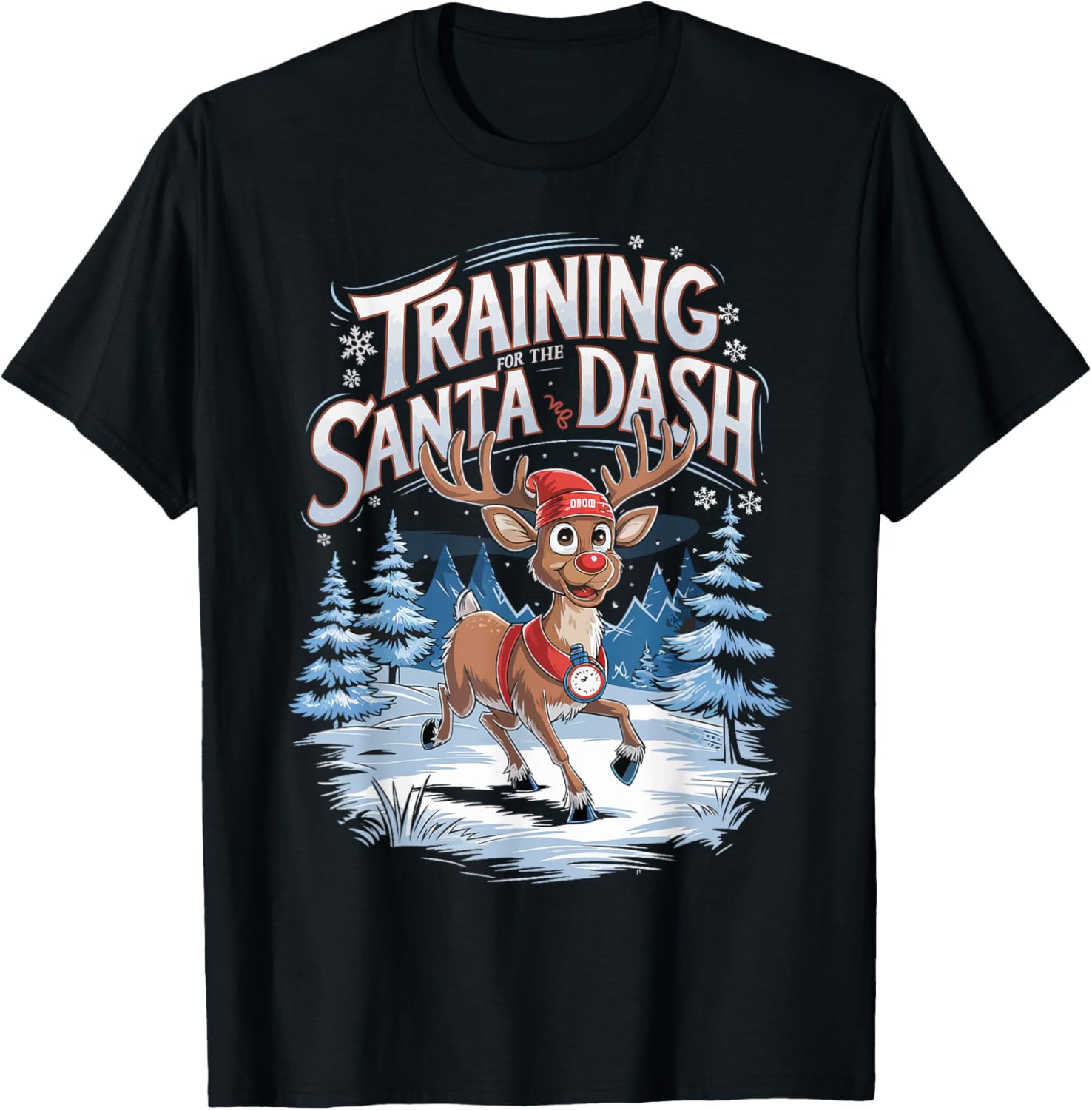 Running Christmas Deer Training For The Santa Dash