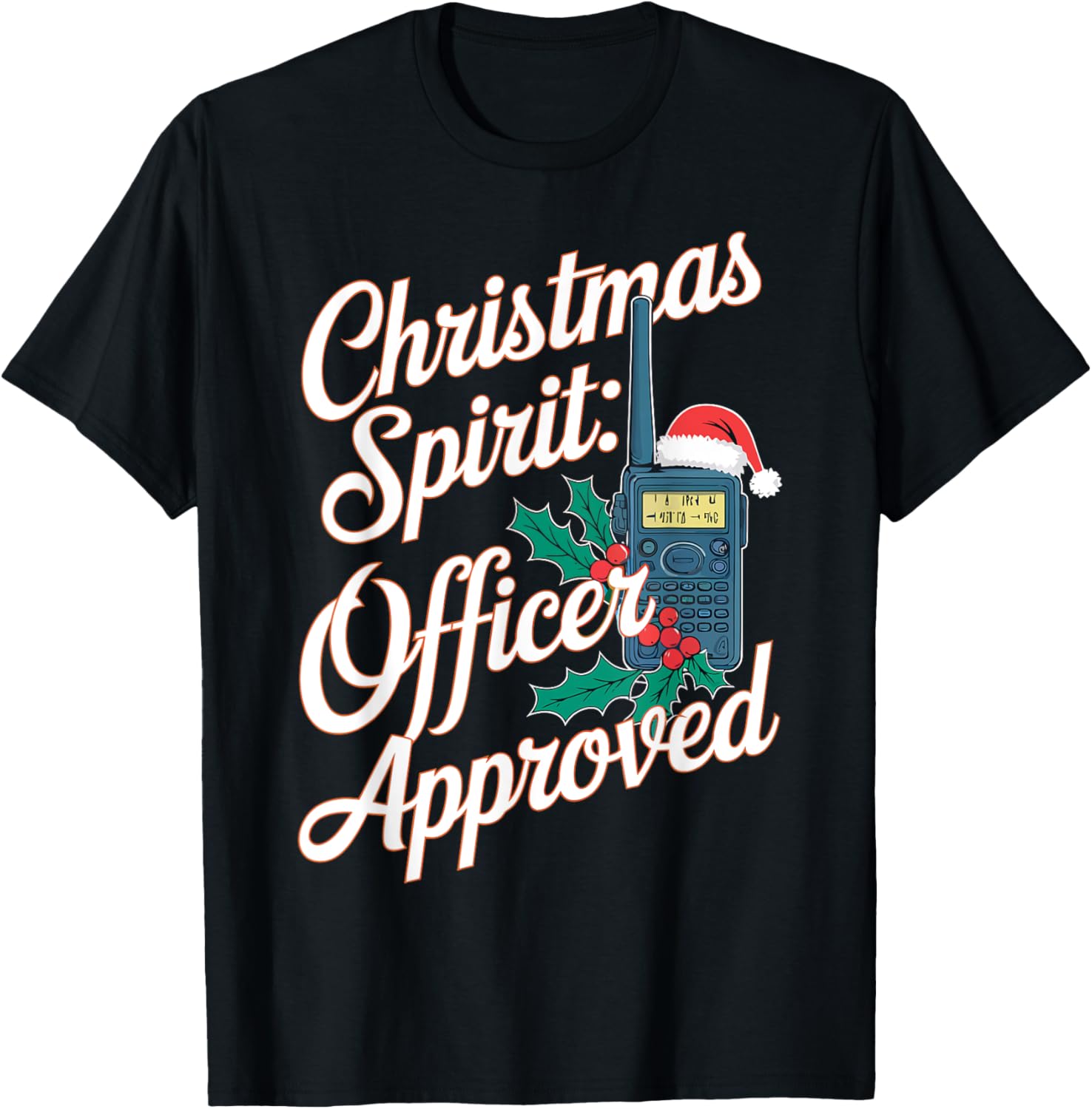 Christmas Spirit Police Officer Approved