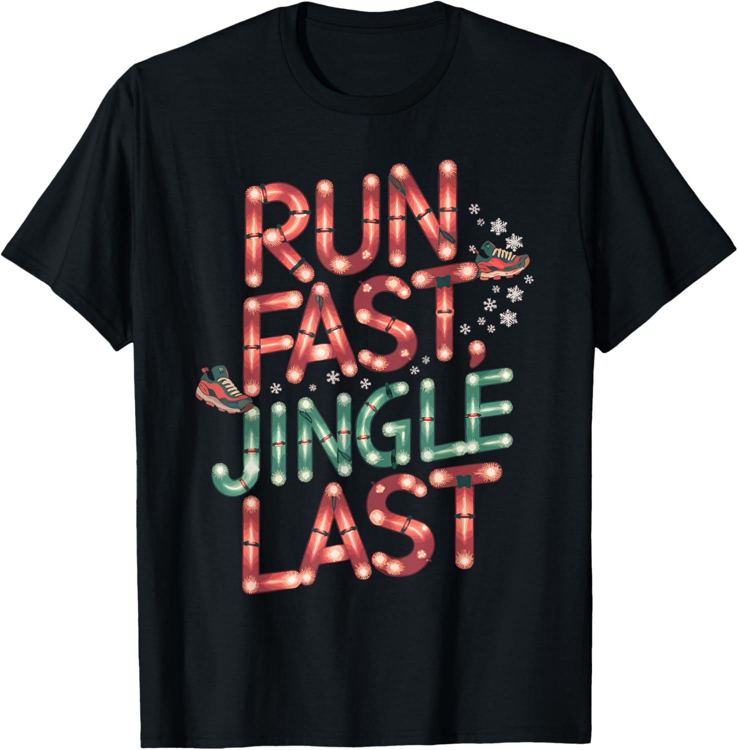 Running Christmas Run Fast Jingle Last