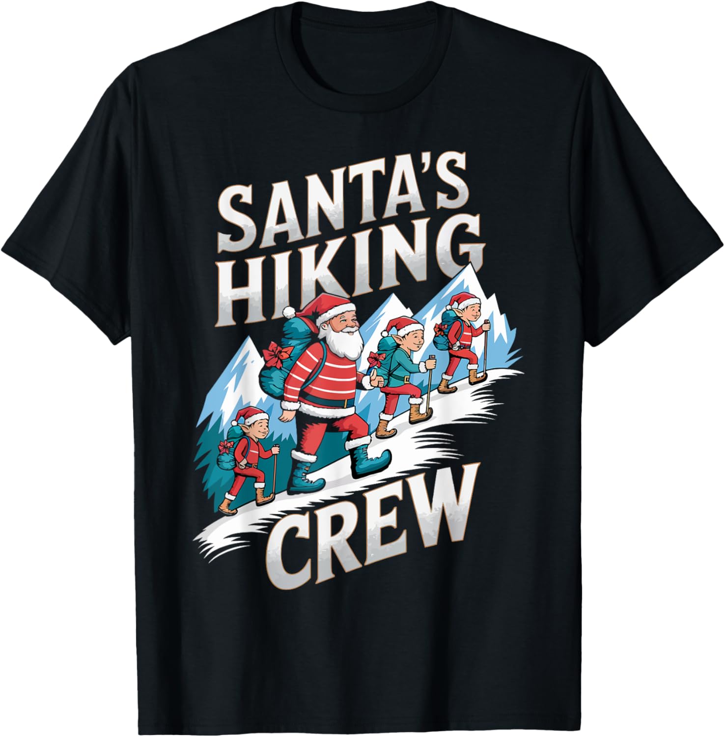 Santa's Hiking Crew Christmas