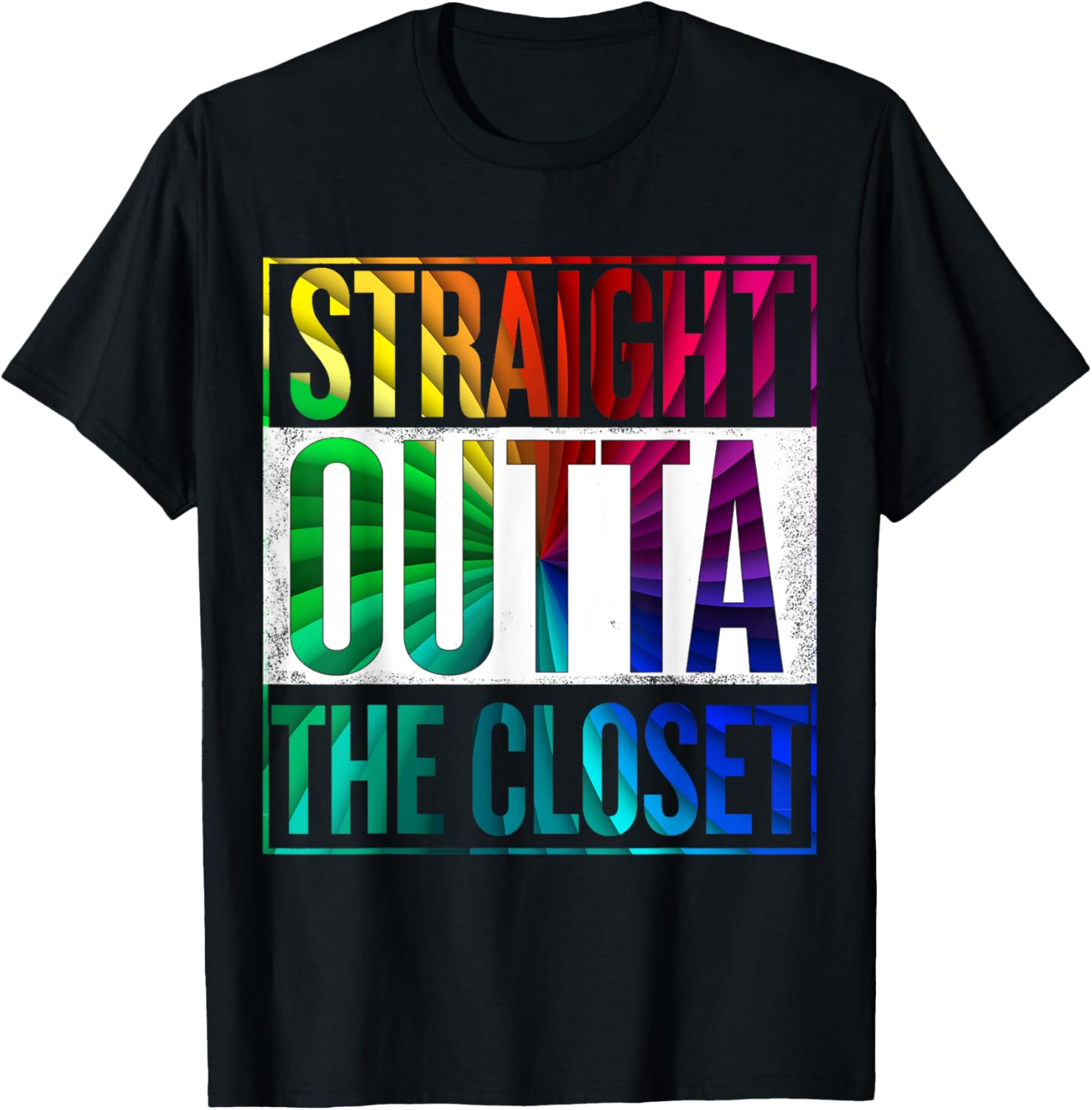 Straight Outta The Closet LGBT Gay Pride
