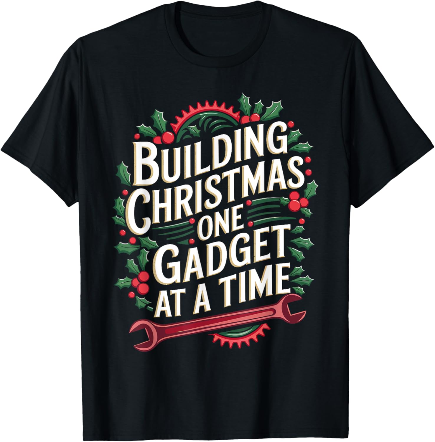 Mechanic Building Christmas One Gadget At a Time