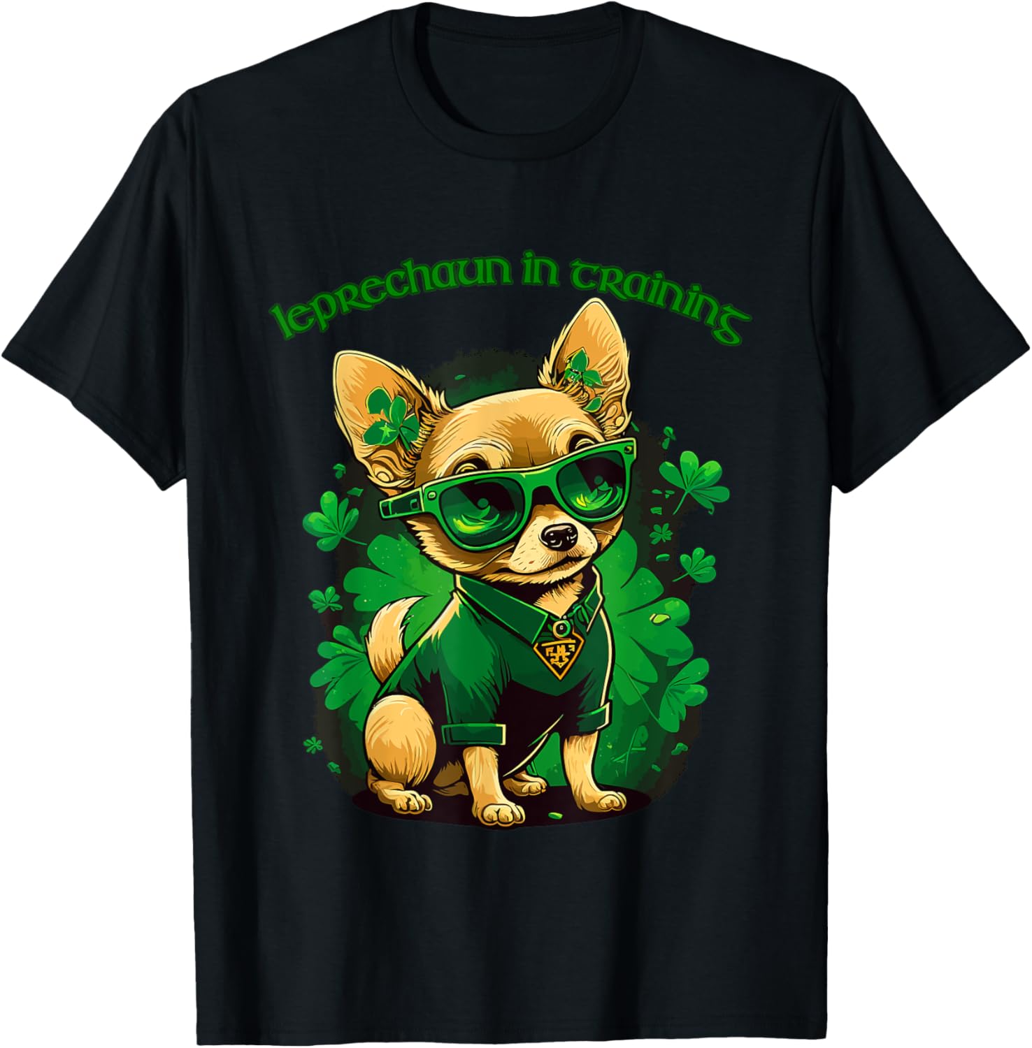 St. Patrick's Day Chihuahua Dog Leprechaun in Training