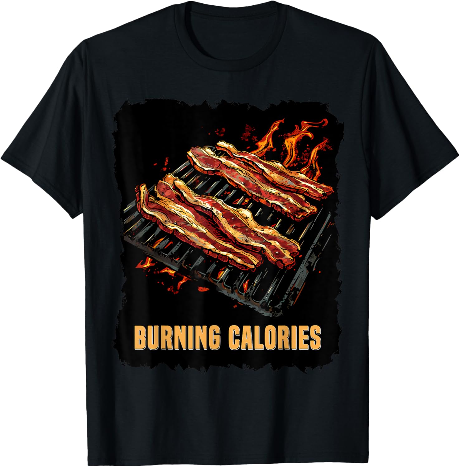 Bacon Funny Burning Calories BBQ Grill