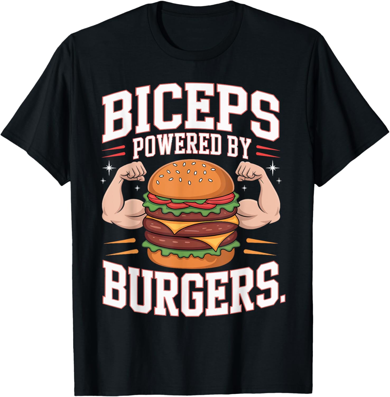 Gym Workout Biceps Powered By Burgers