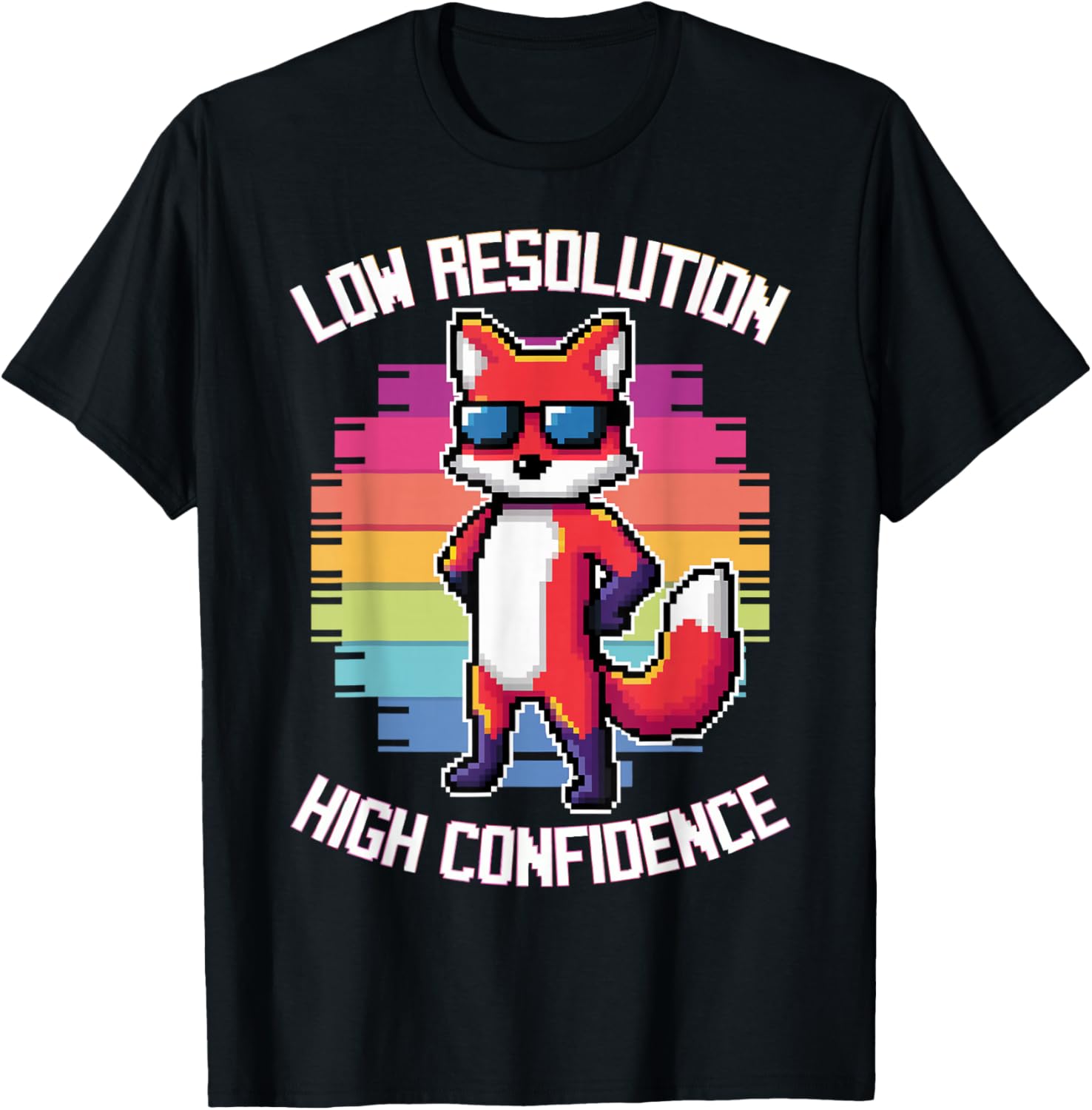 Low Resolution High Confidence Fox Funny