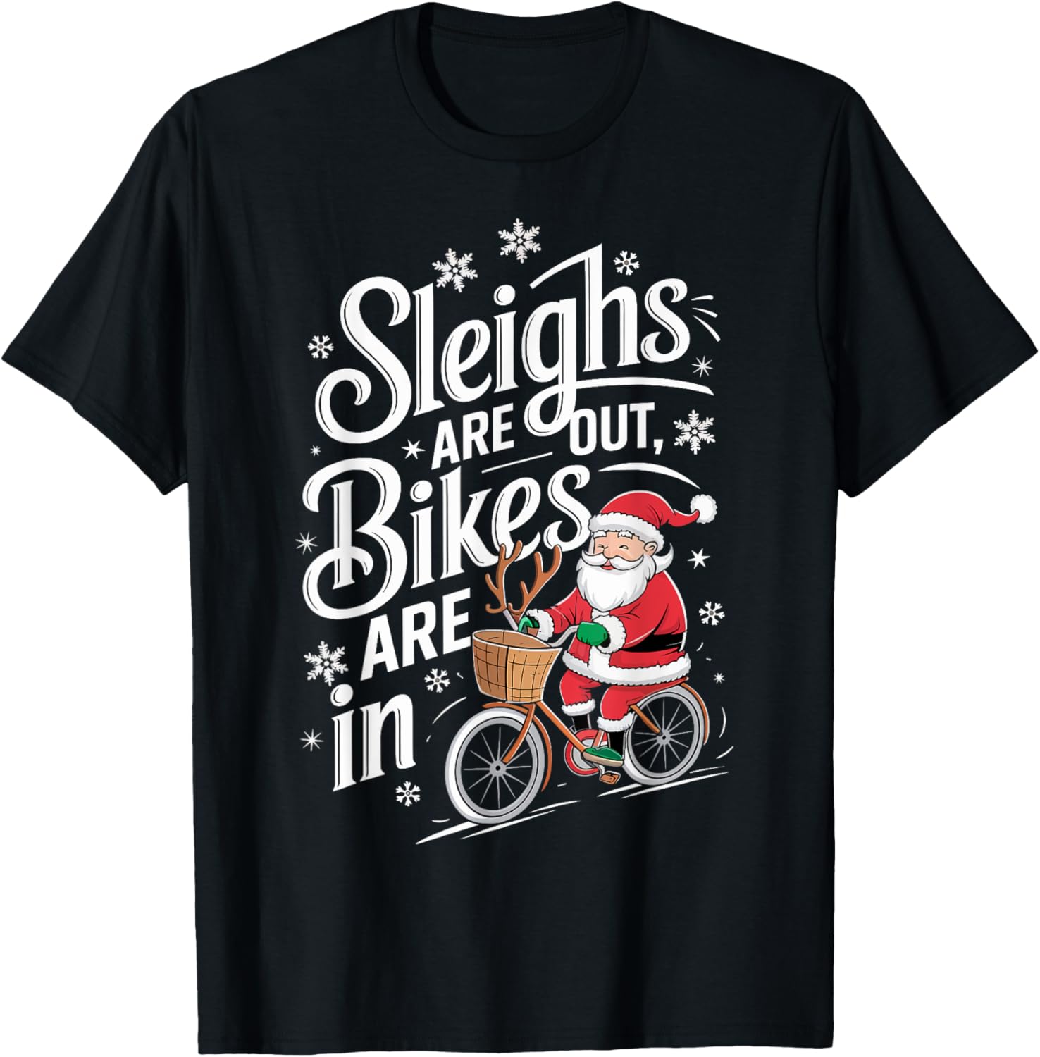 Christmas Sleighs Are Out Bikes Are In