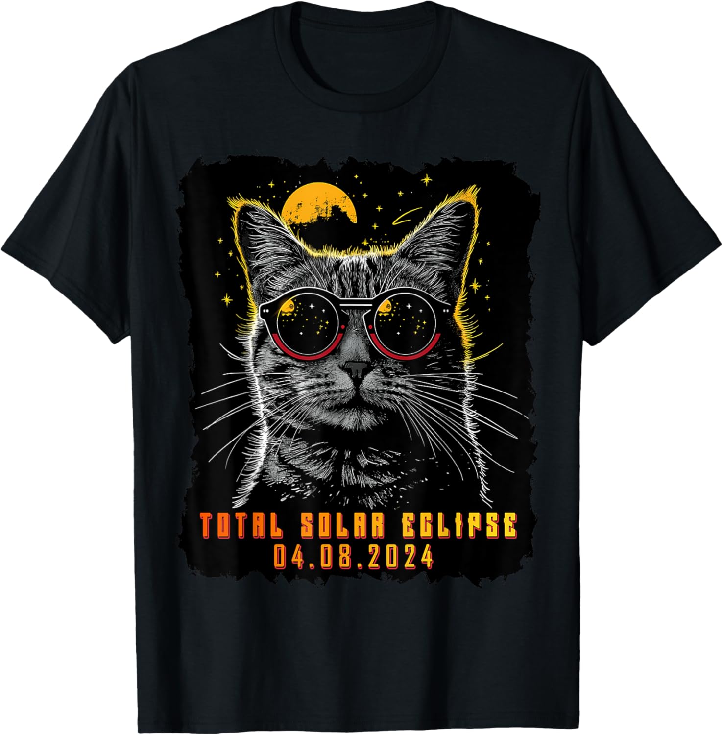 Total Solar Eclipse 2024 Cat