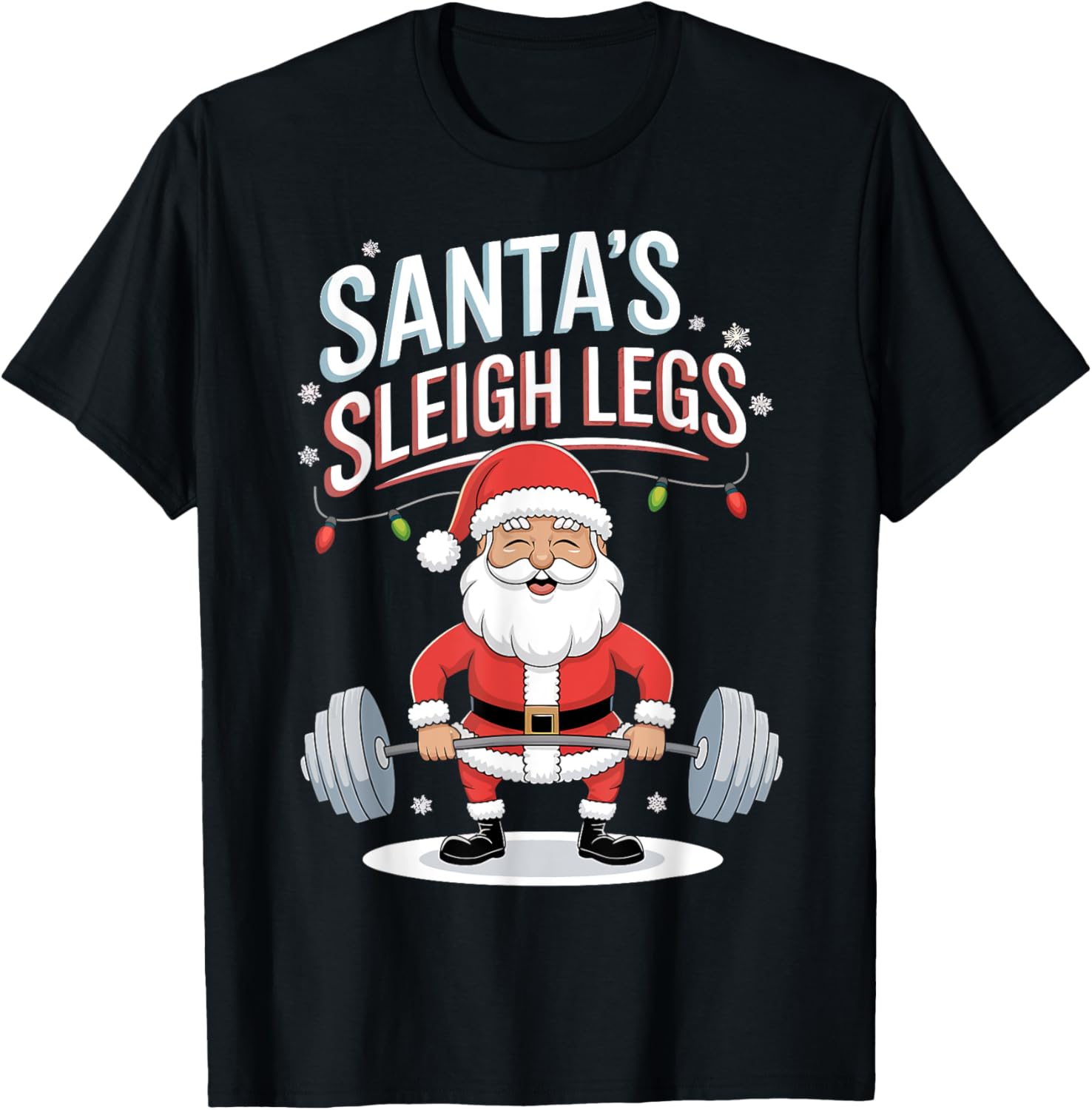 Santa's Sleigh Leg Day Gym Christmas