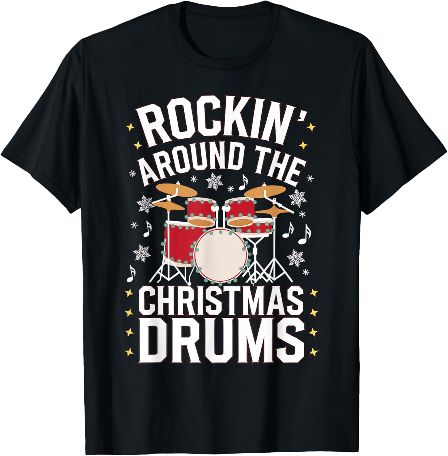 Drummer Rocking Around The Christmas Drums