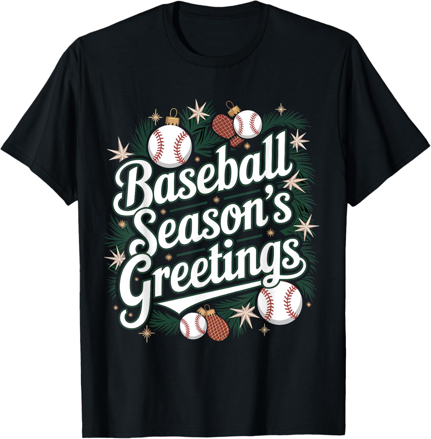 Baseball Season's Greetings Christmas