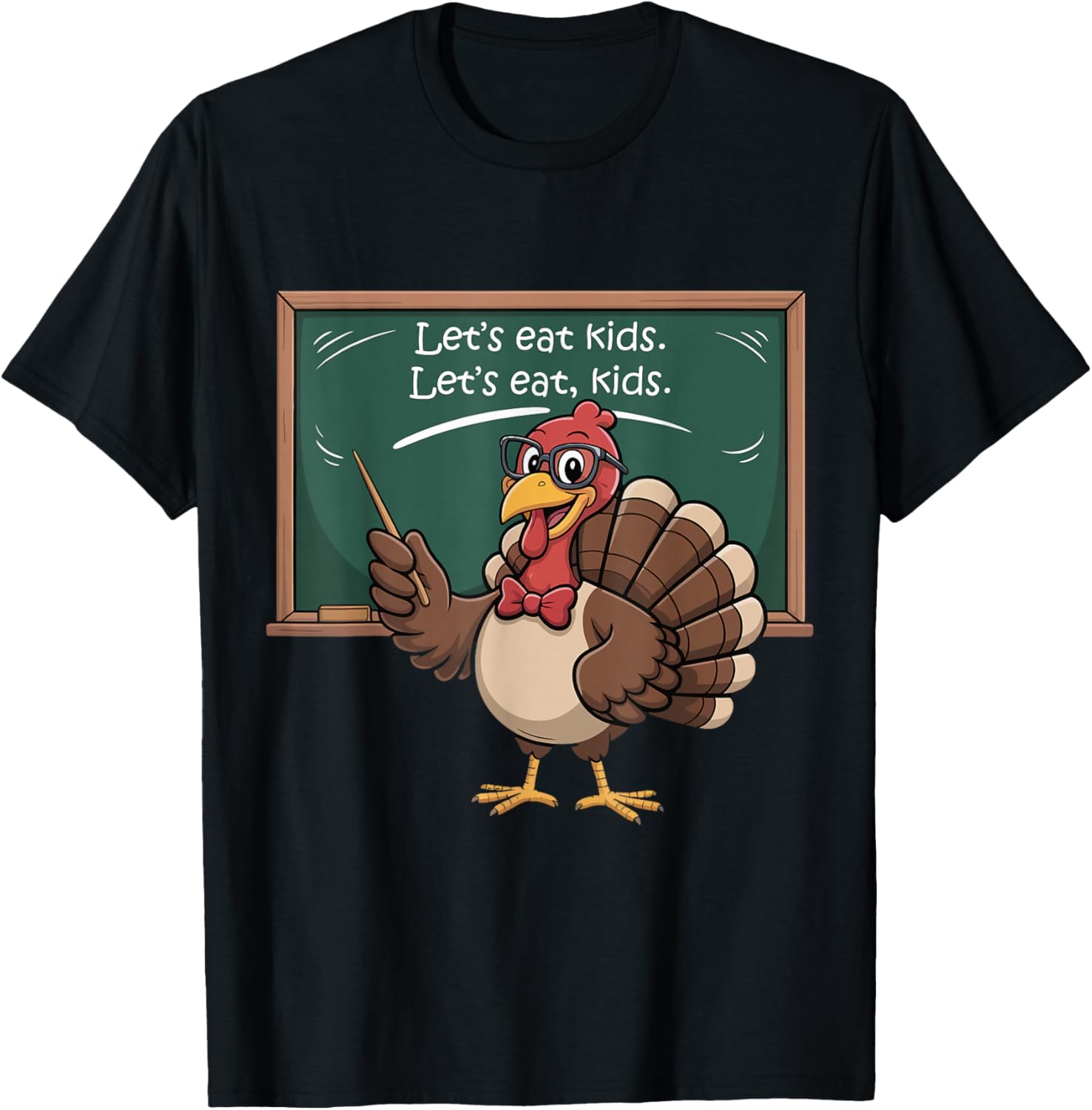 Thanksgiving Teacher Turkey Lets Eat Kids Punctuation Funny